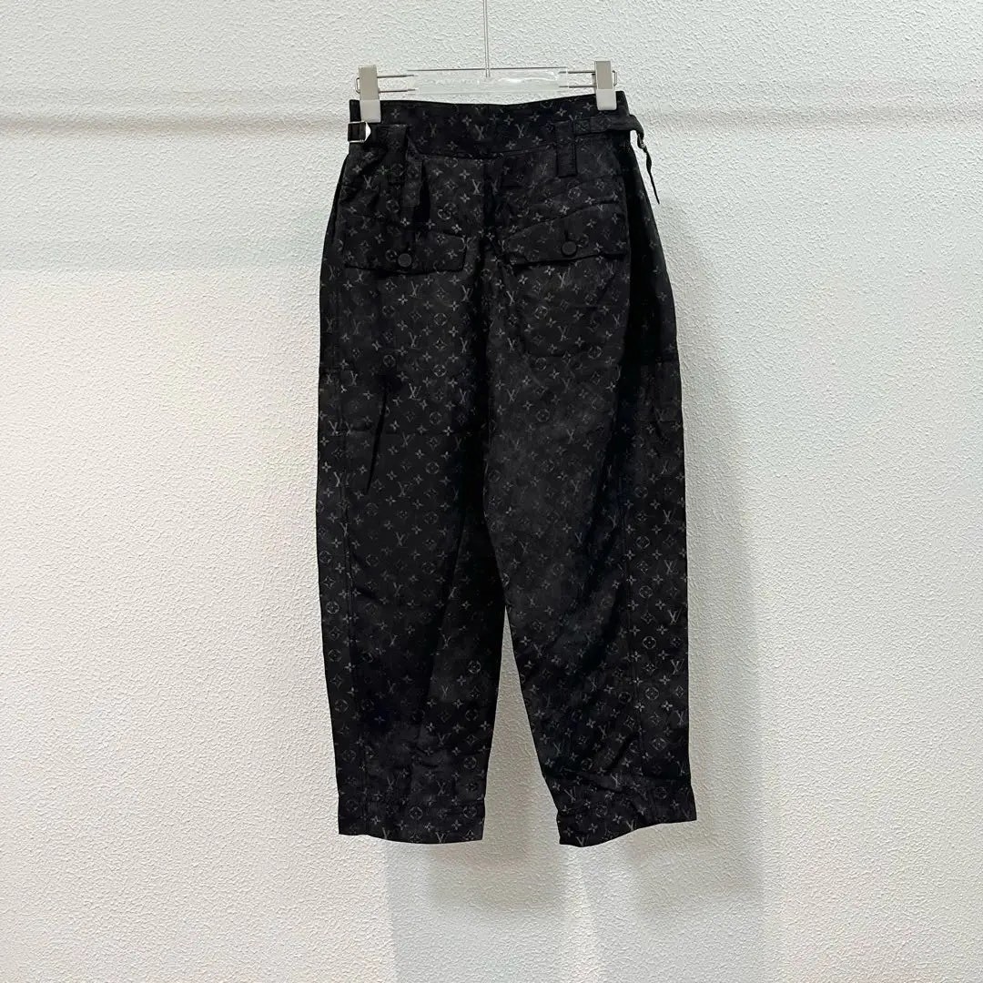 LV Monogram Cropped Cargo Pants — detail