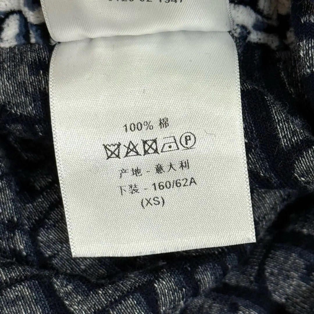 Dior Monogram Print Shorts — label
