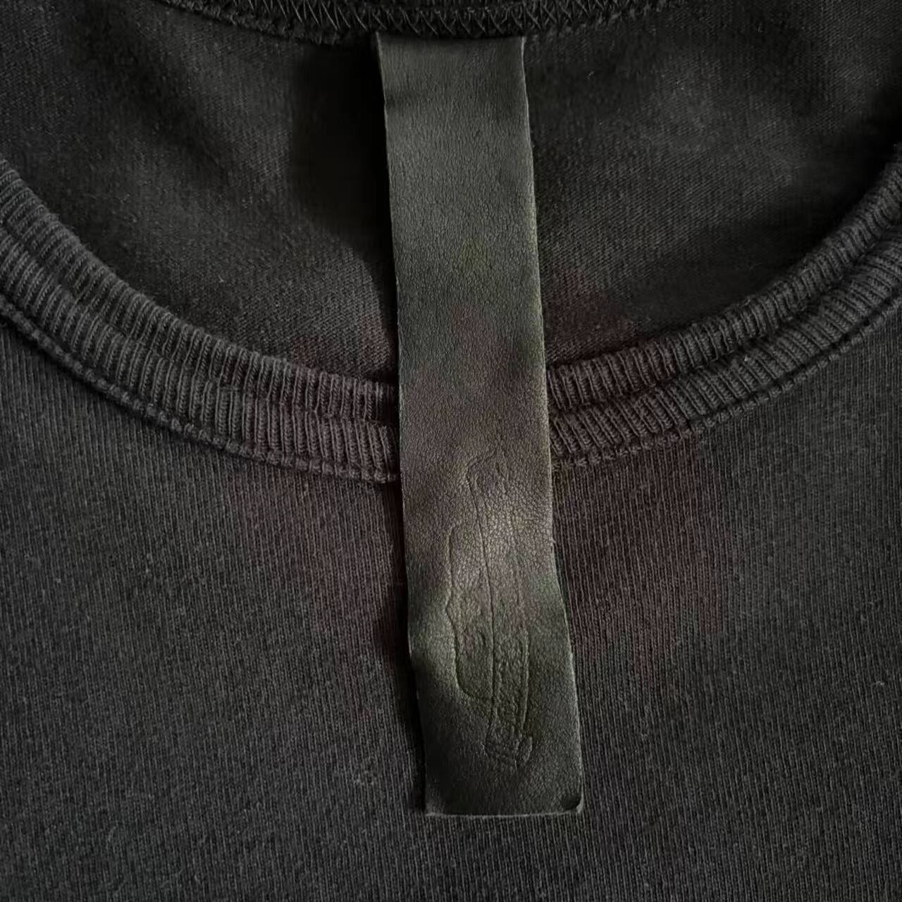 Chrome Hearts Black Embroidered Cross T-Shirt — detail