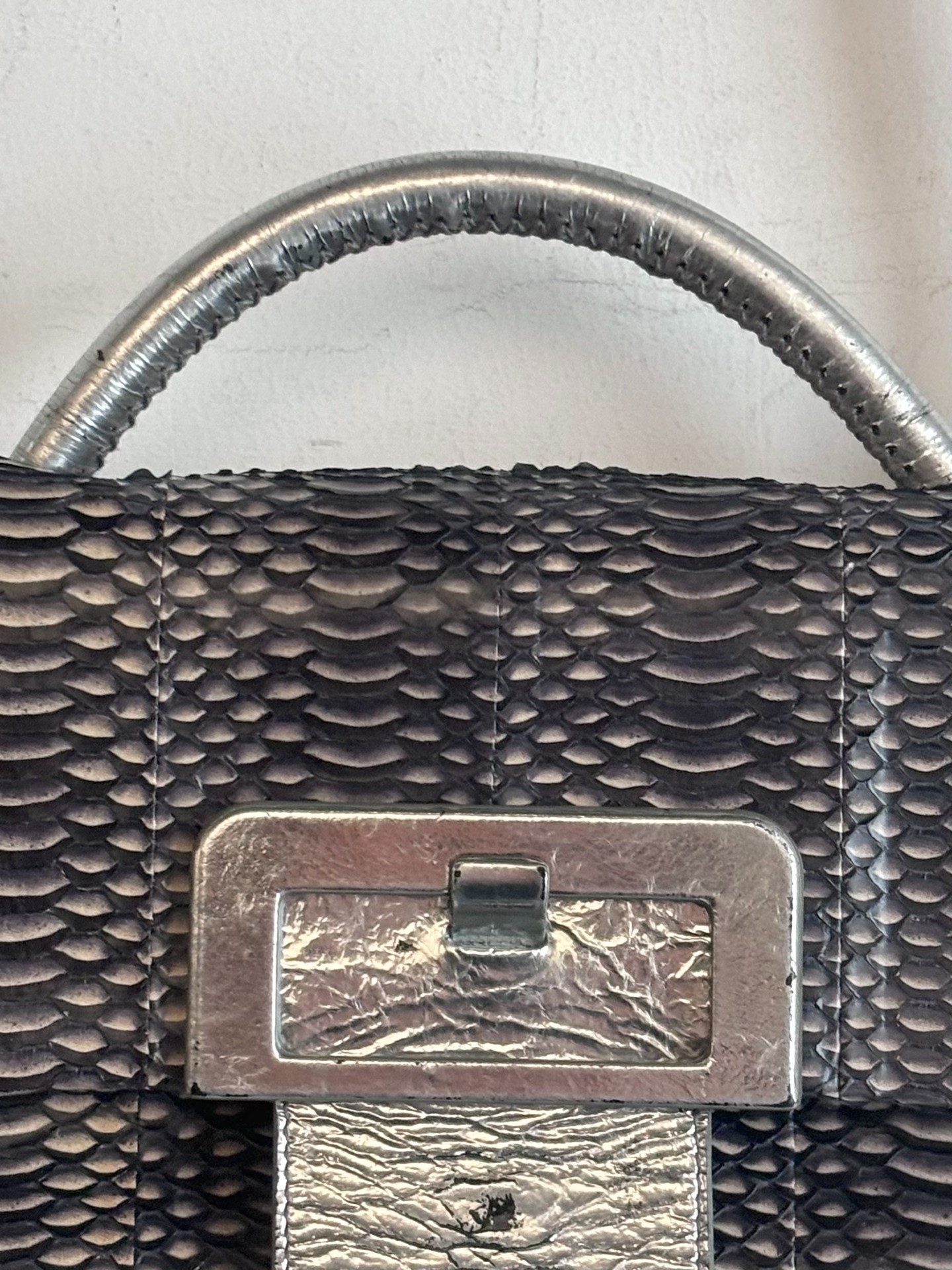 Maison Margiela AW2016 Snake Skin Bag — label