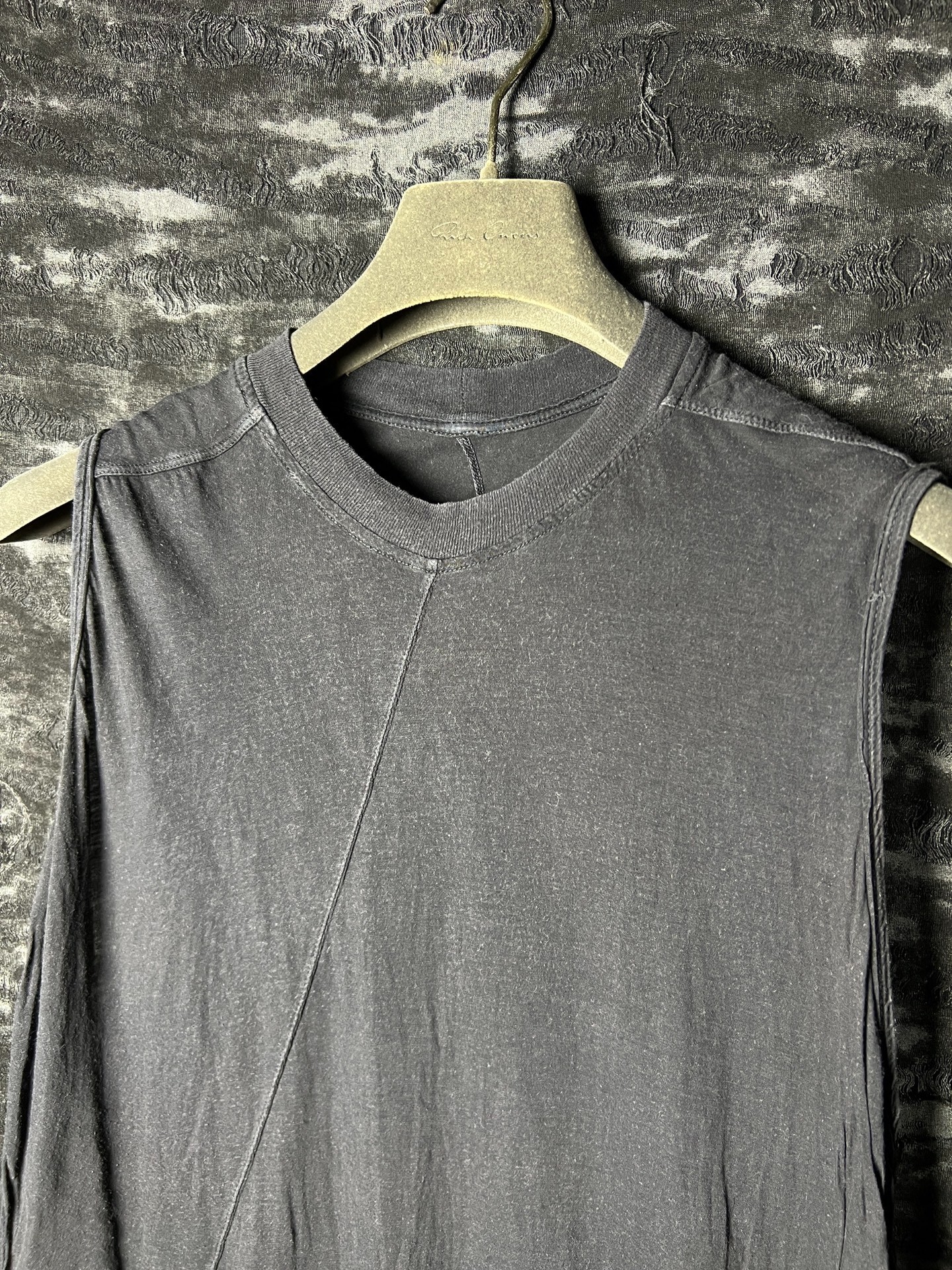 Rick Owens 20SS Deconstructed Tank Top — front