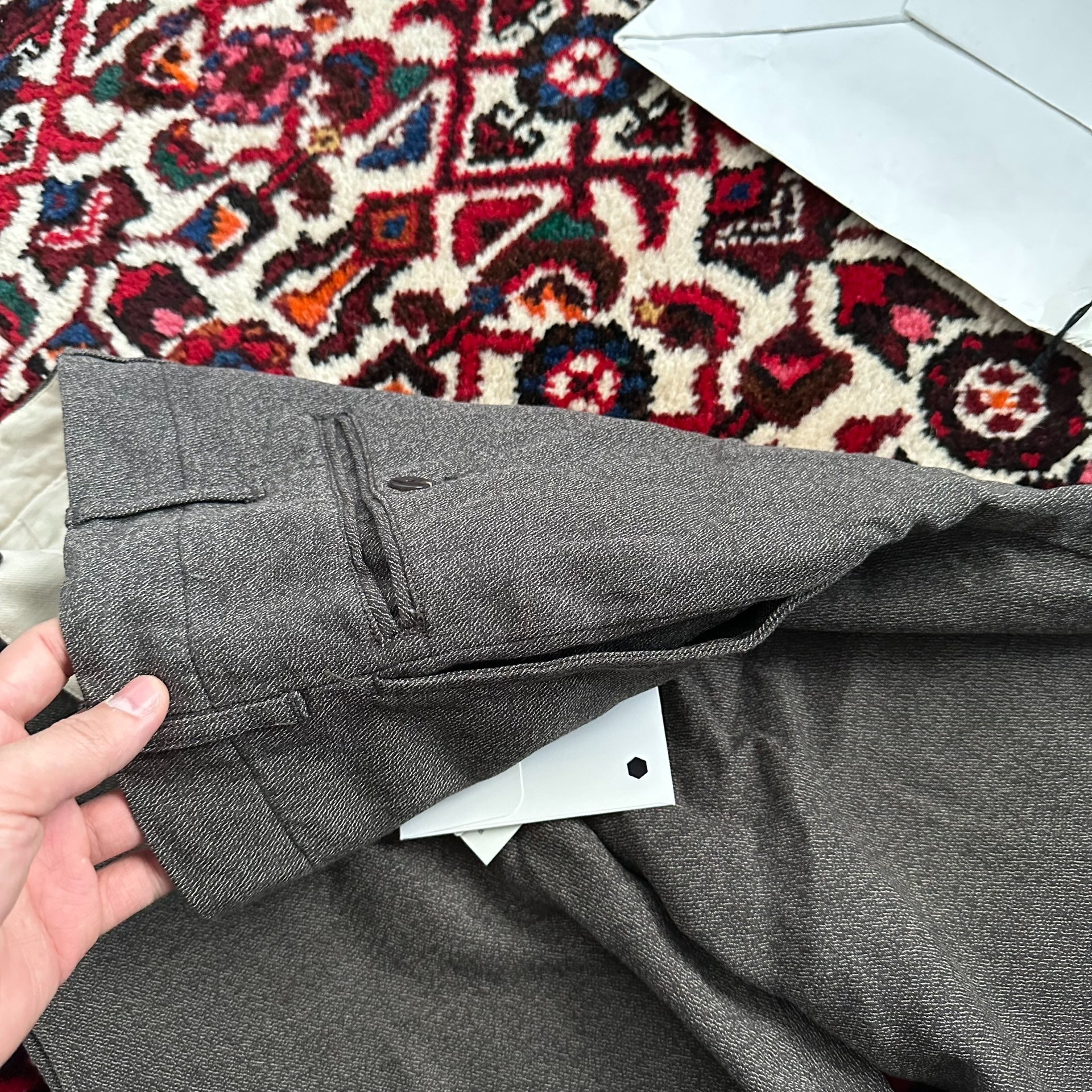 Visvim 18AW TIOGA Straight Pants — label