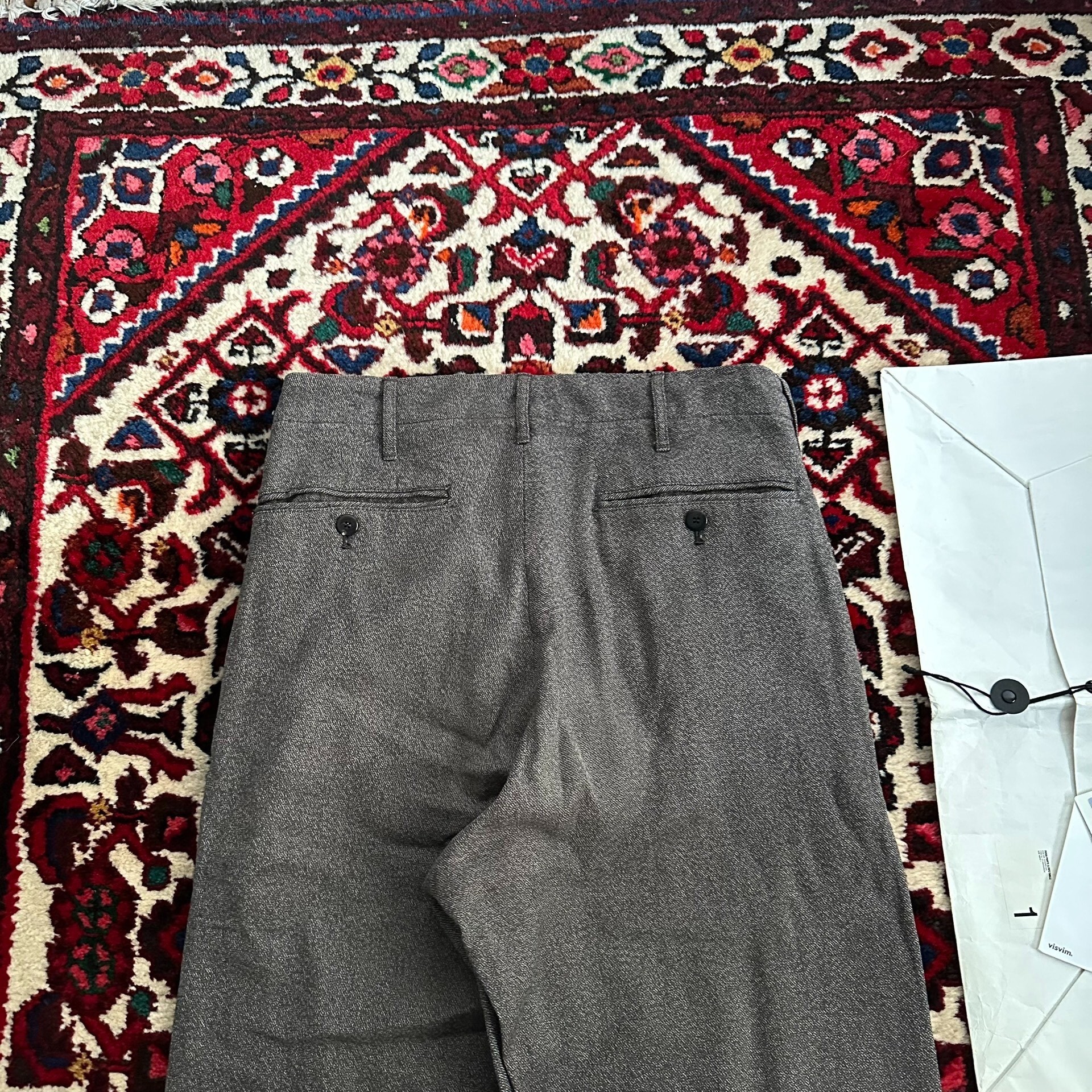 Visvim 18AW TIOGA Straight Pants — back