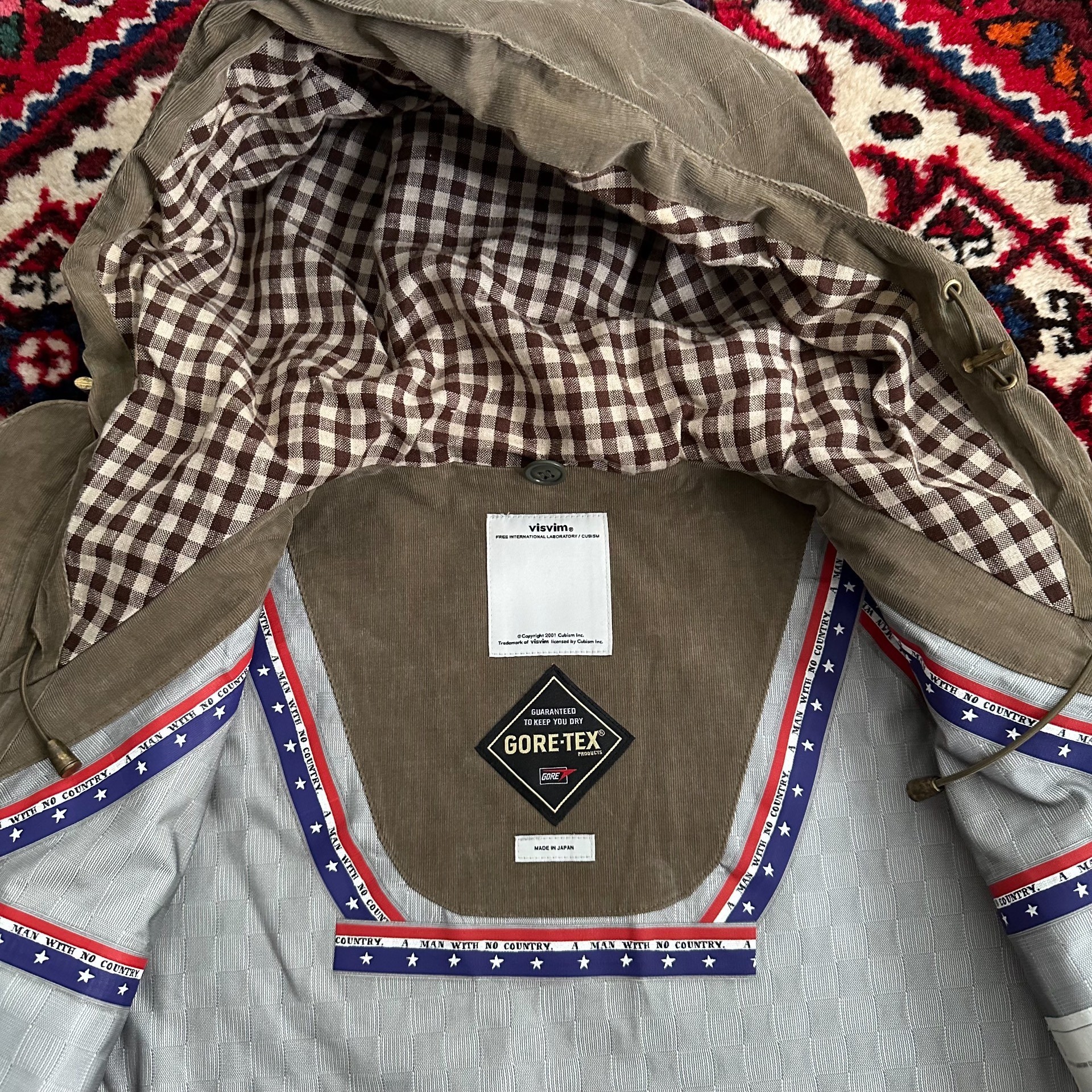 Visvim 13AW Gore-Tex Corduroy Jacket — back