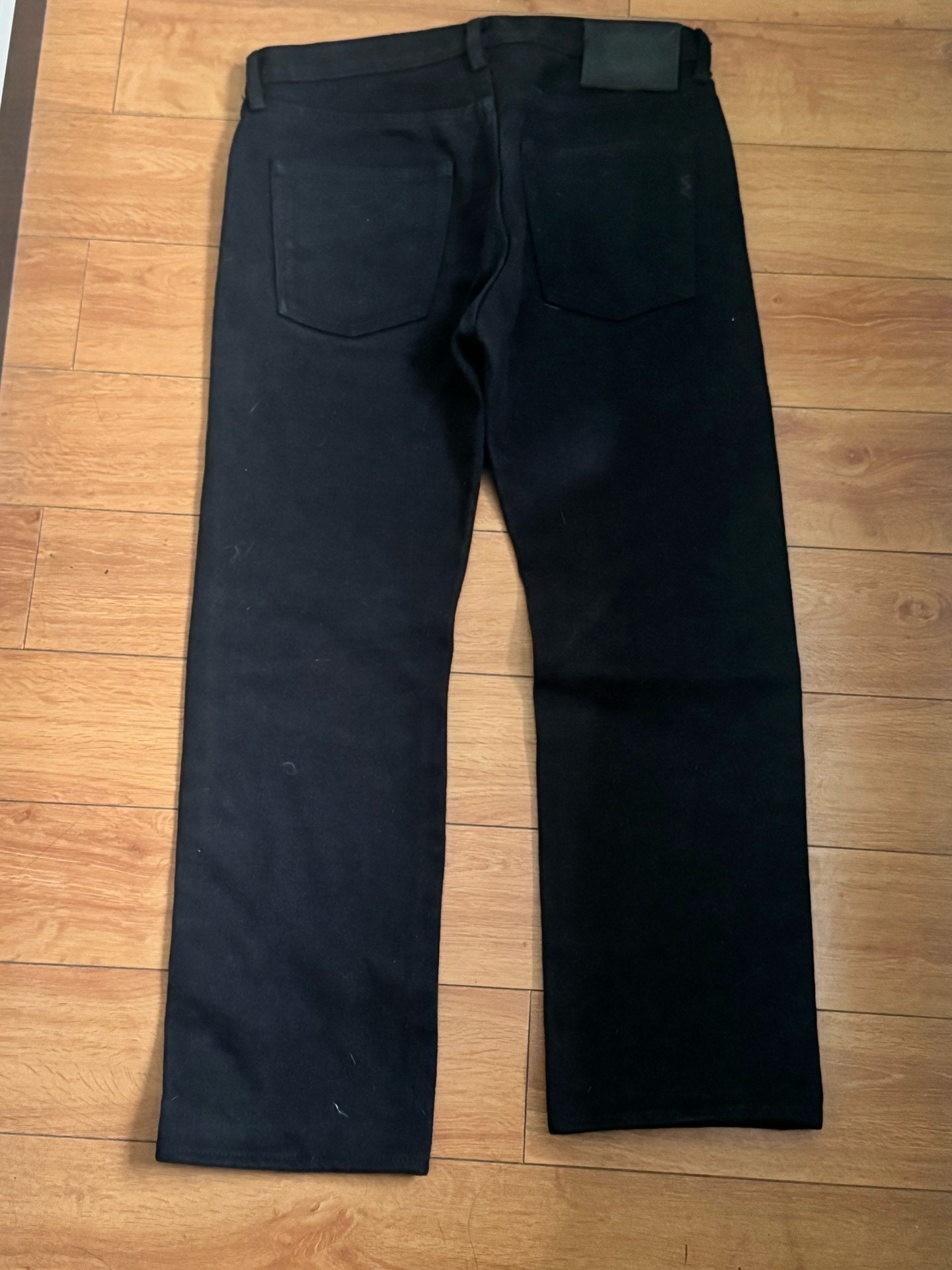 Iron Heart 9666z 21oz Black Jeans — front