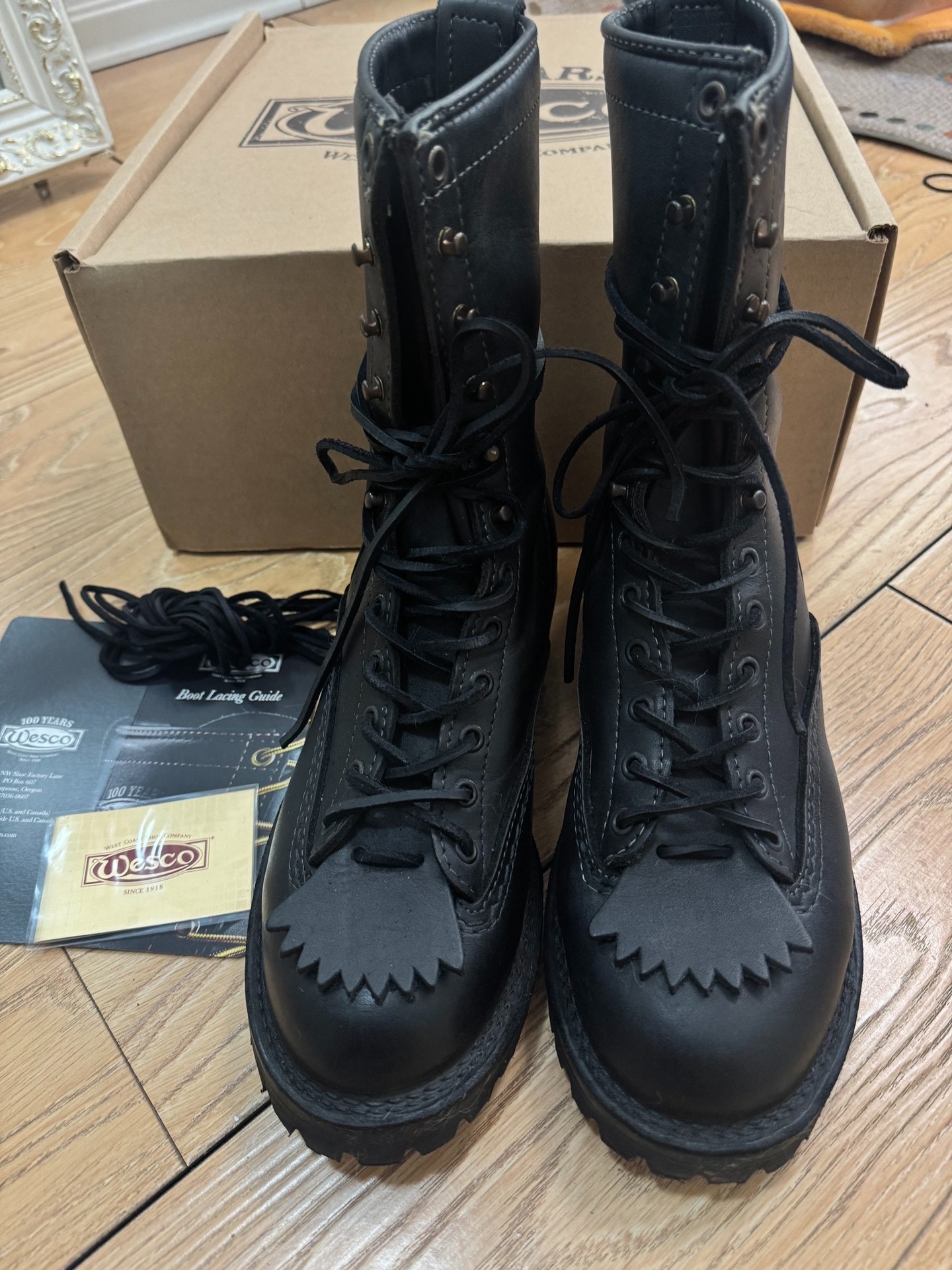 Wesco WJ Japan Limited Black Boots — front