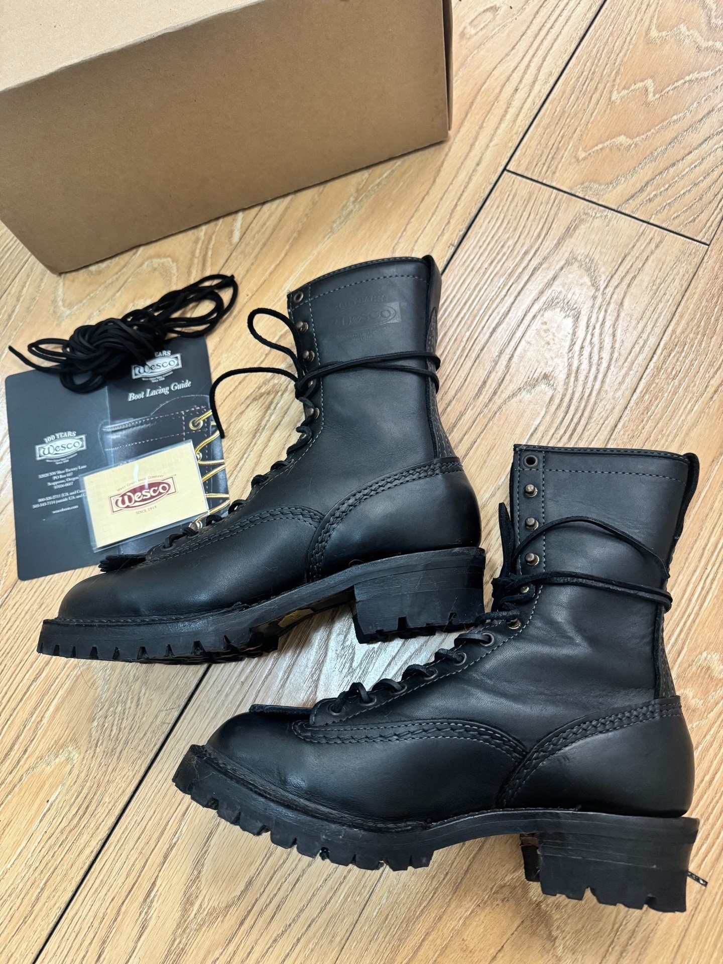 Wesco WJ Japan Limited Black Boots — back