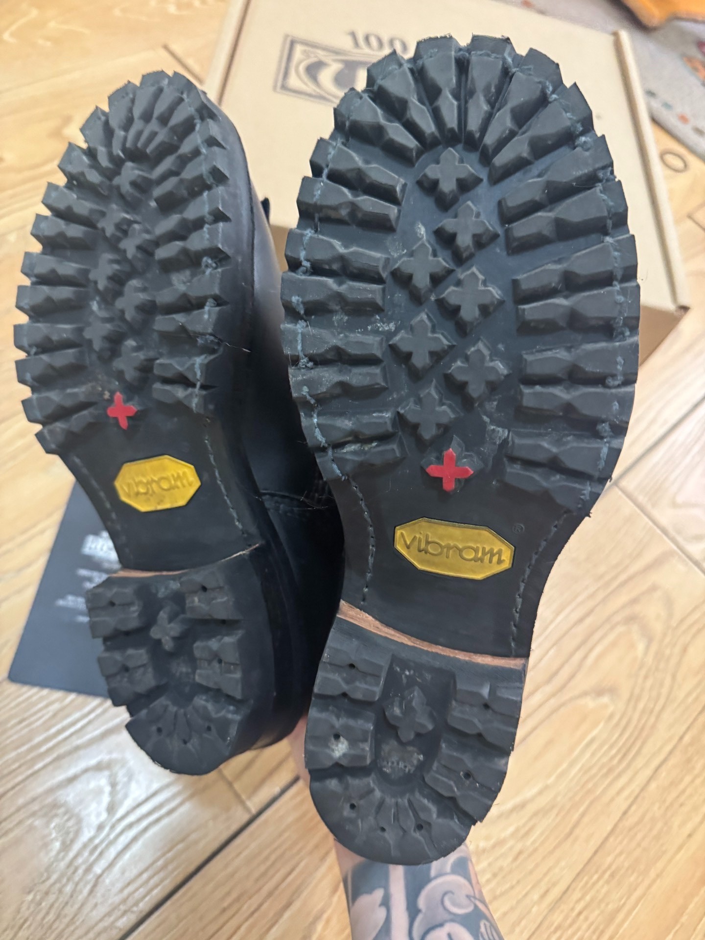 Wesco WJ Japan Limited Black Boots — label
