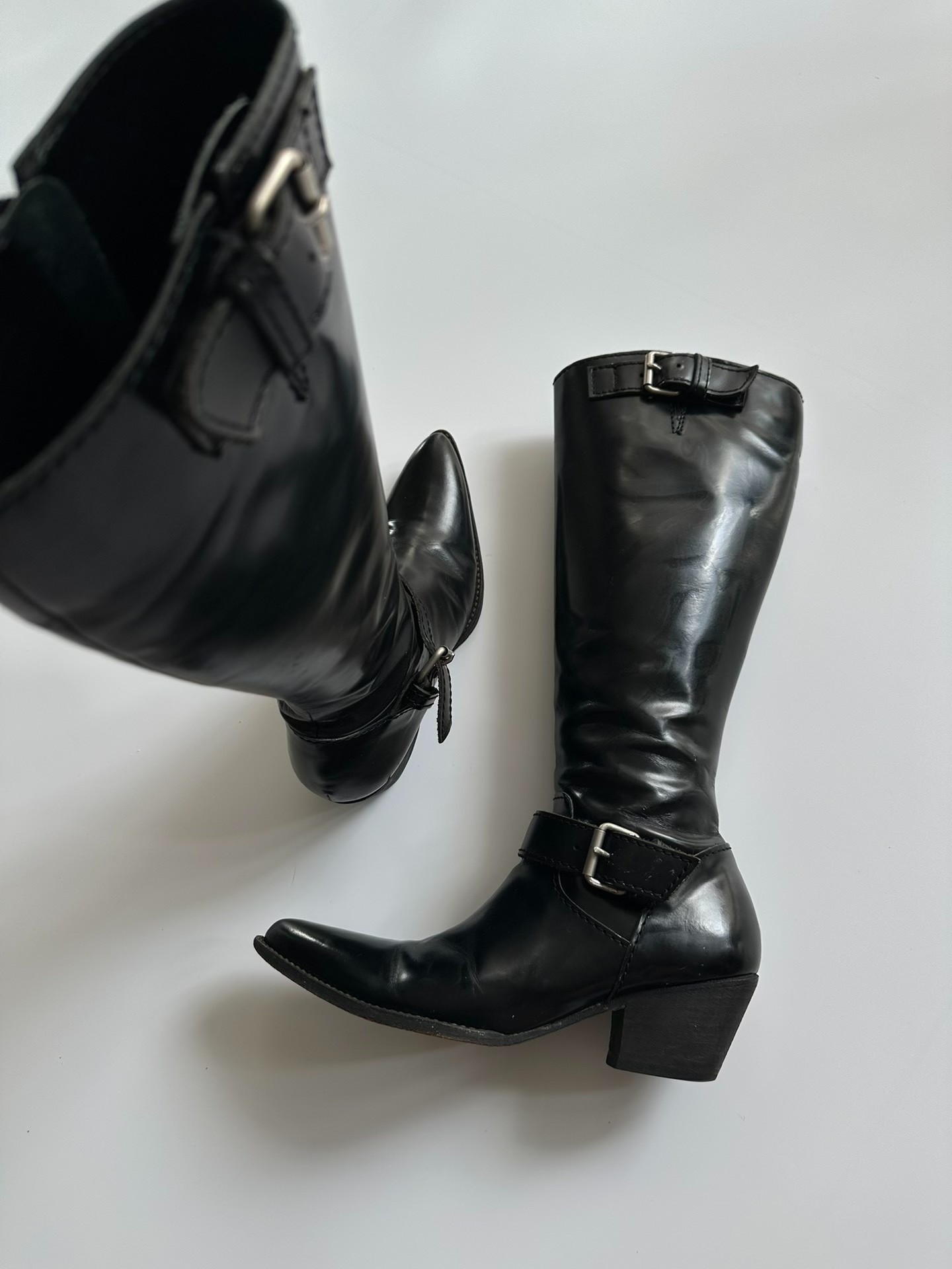 Junya Watanabe 07SS Pointed Knee Boots — front