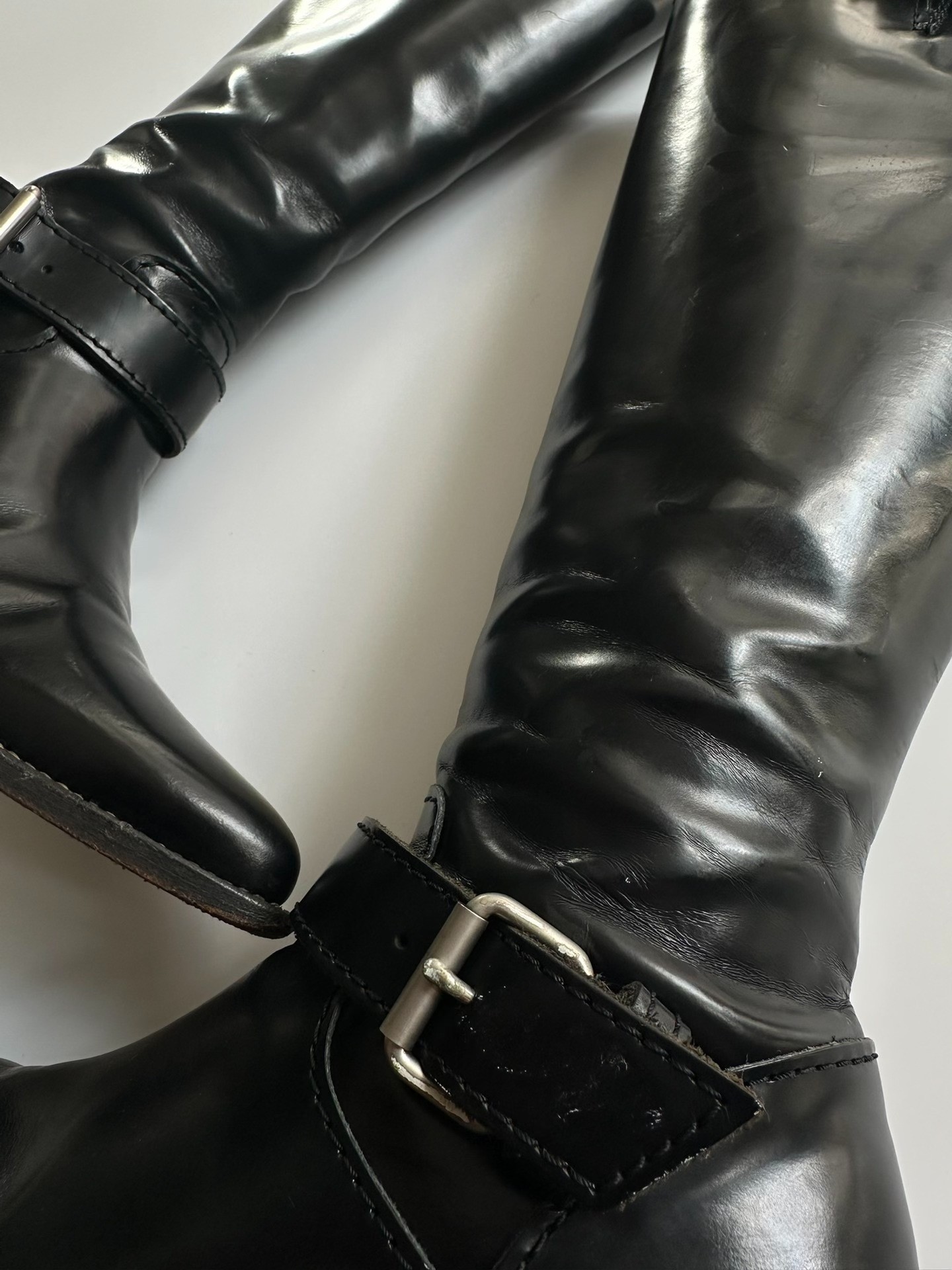 Junya Watanabe 07SS Pointed Knee Boots — detail