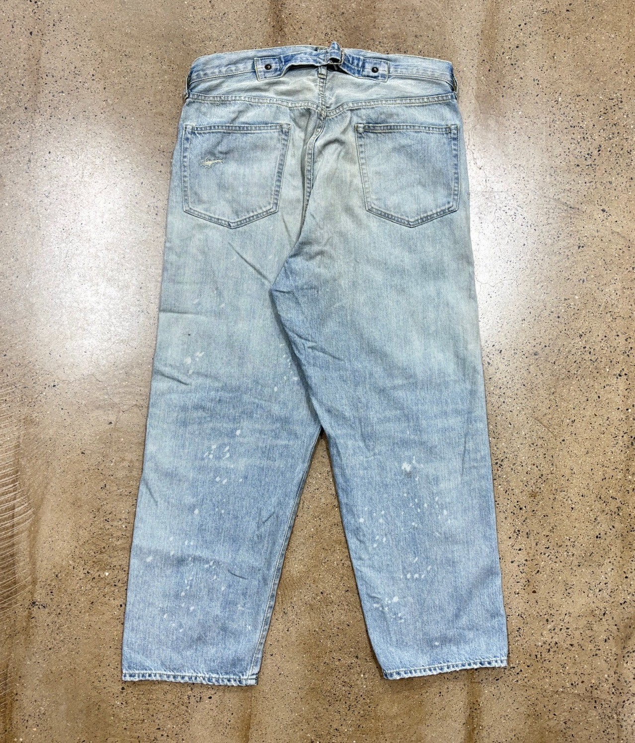 A.Presse 25aw Washed Wide Denim Jeans — front