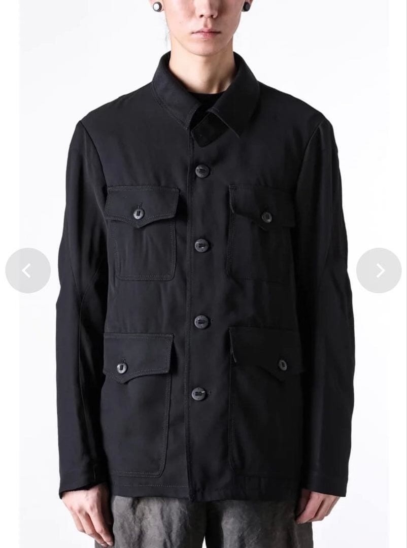 Devoa Black Hunting Jacket