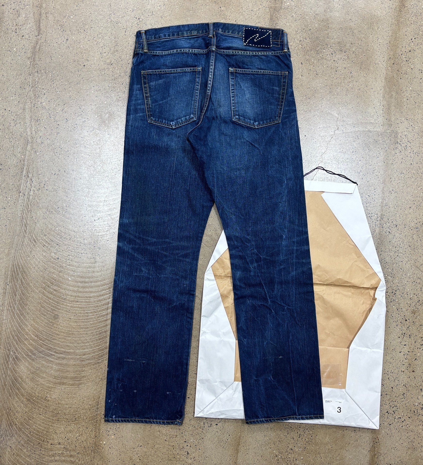 Visvim 20aw Social Sculpture Dry Denim Jeans — front