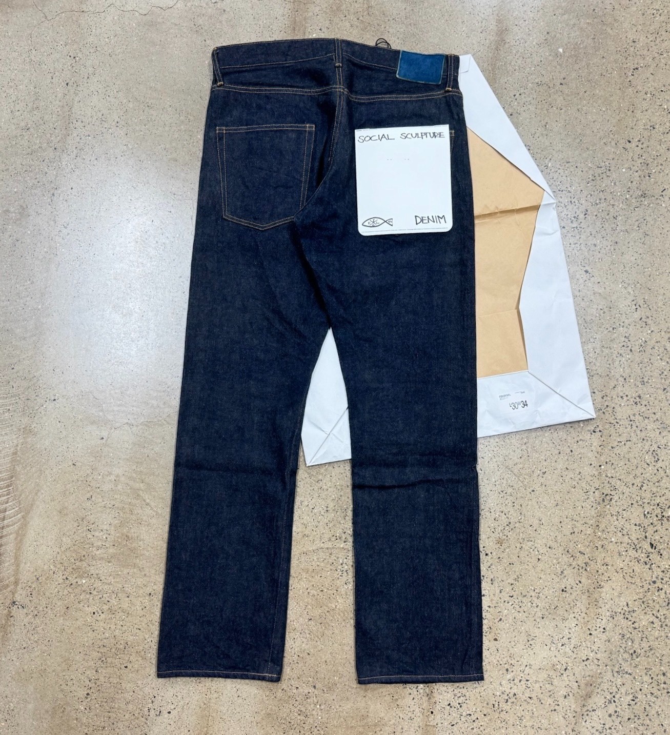 Visvim SS23 Social Sculpture 01 Jeans — front