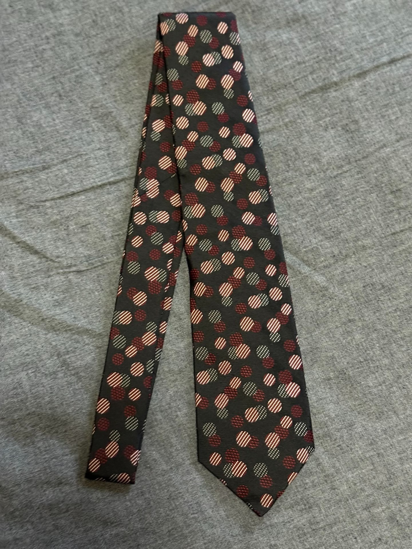Yohji Yamamoto Polka Dot Silk Necktie
