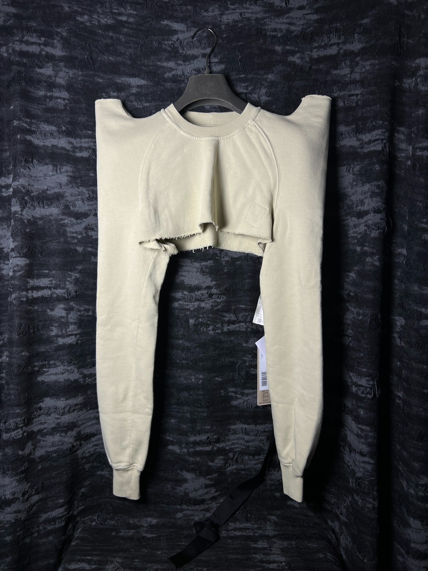 Rick Owens DRKSHDW Lido Cropped Devil Antler Sweater — front