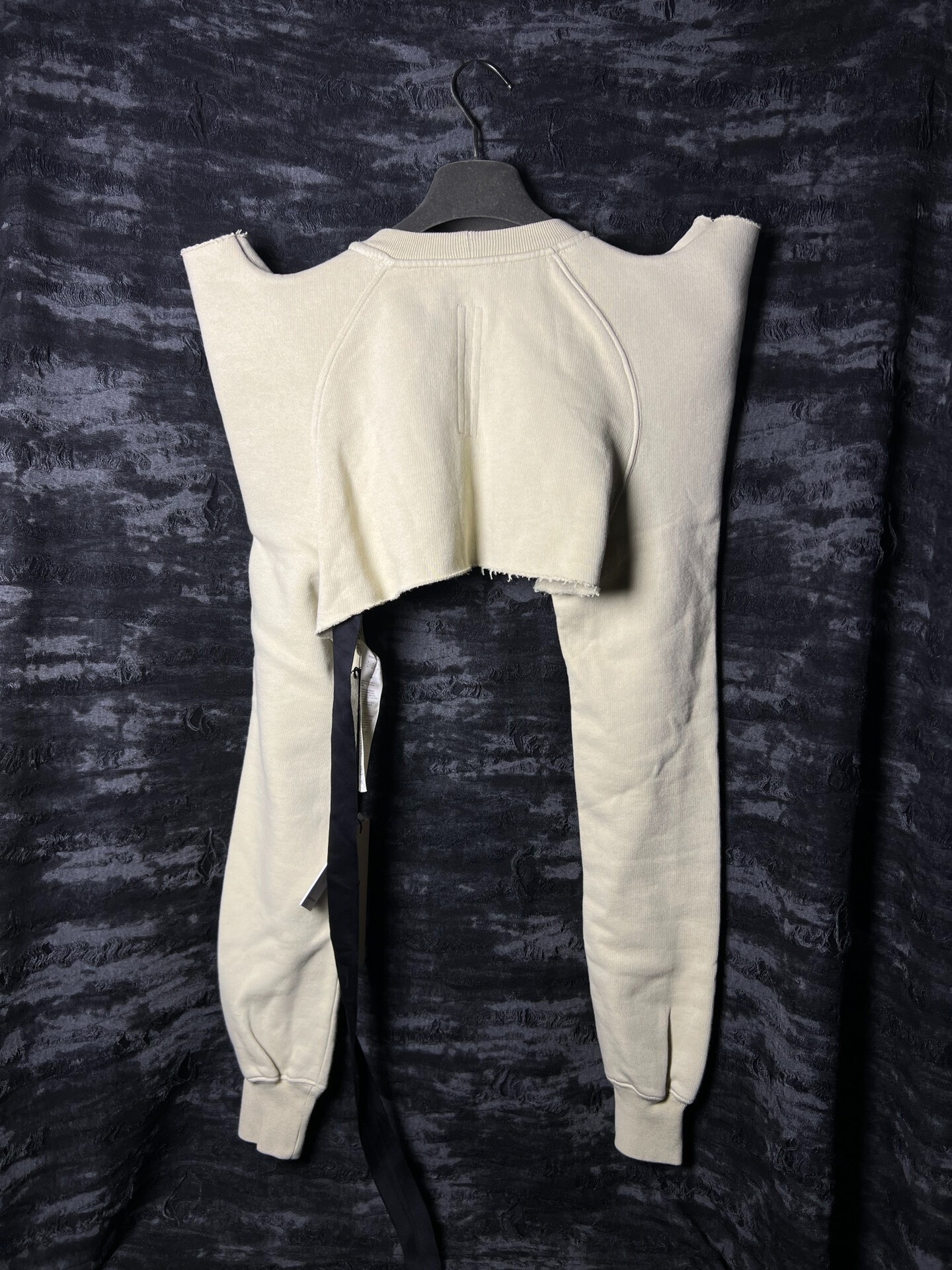 Rick Owens DRKSHDW Lido Cropped Devil Antler Sweater — detail