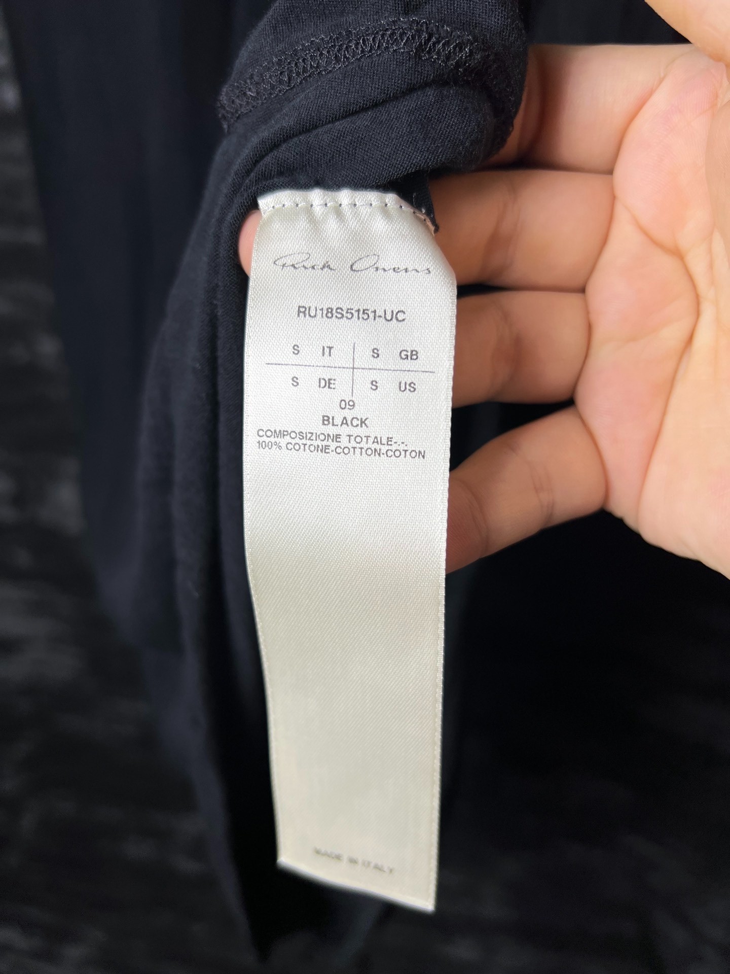 Rick Owens 18SS Twisted Cut Vest — back