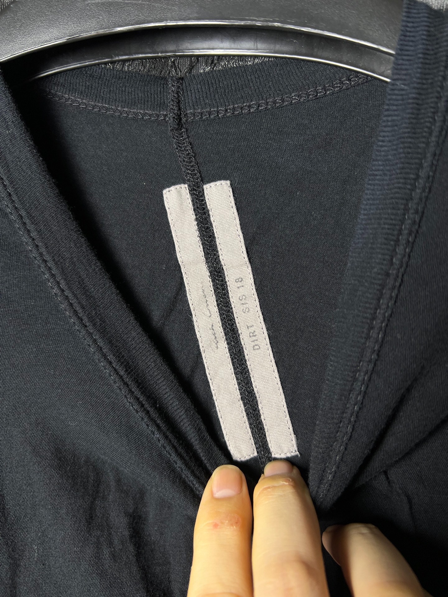 Rick Owens 18SS Twisted Cut Vest — detail