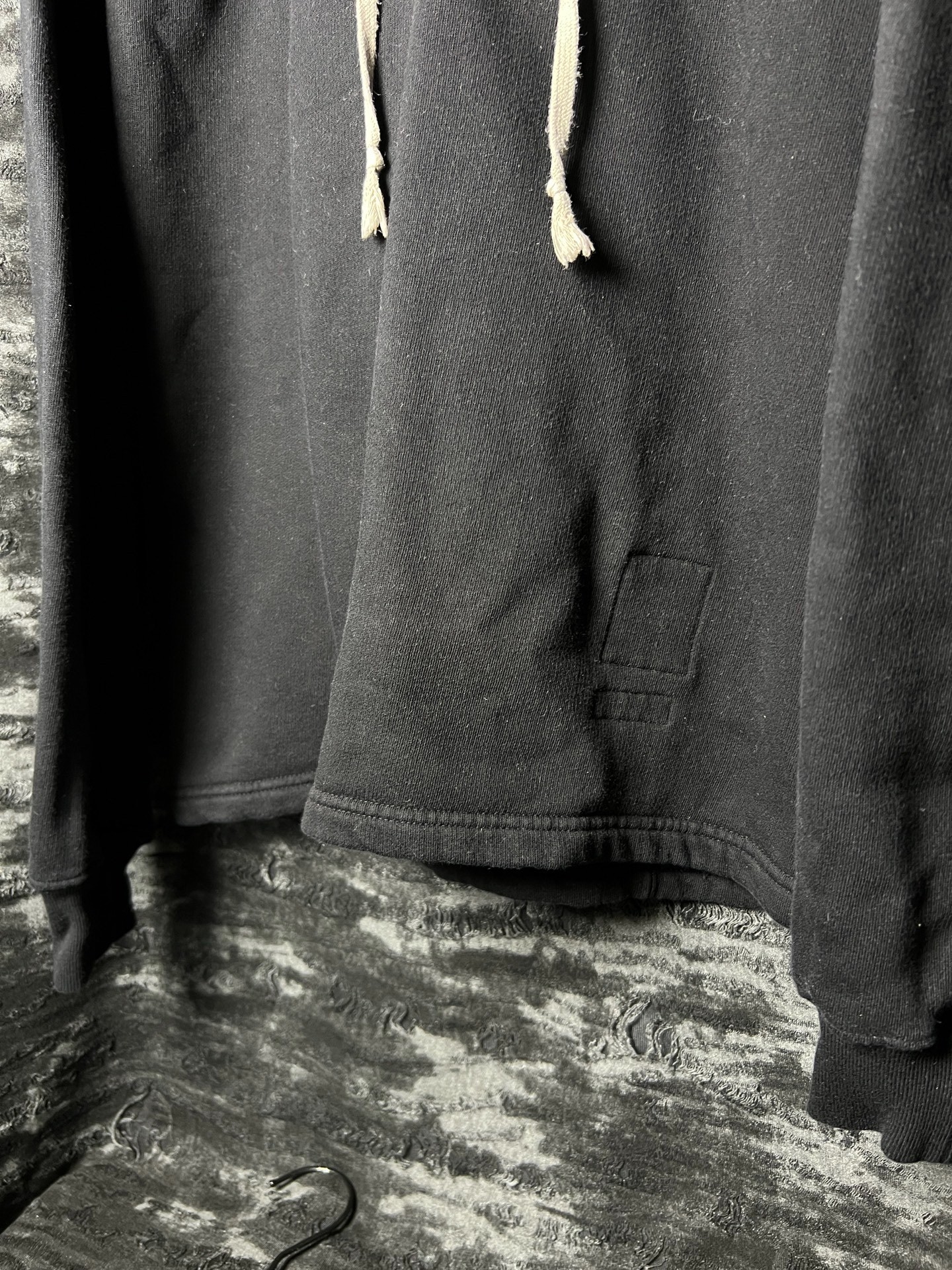 Rick Owens 17FW Boxing Hoodie — front