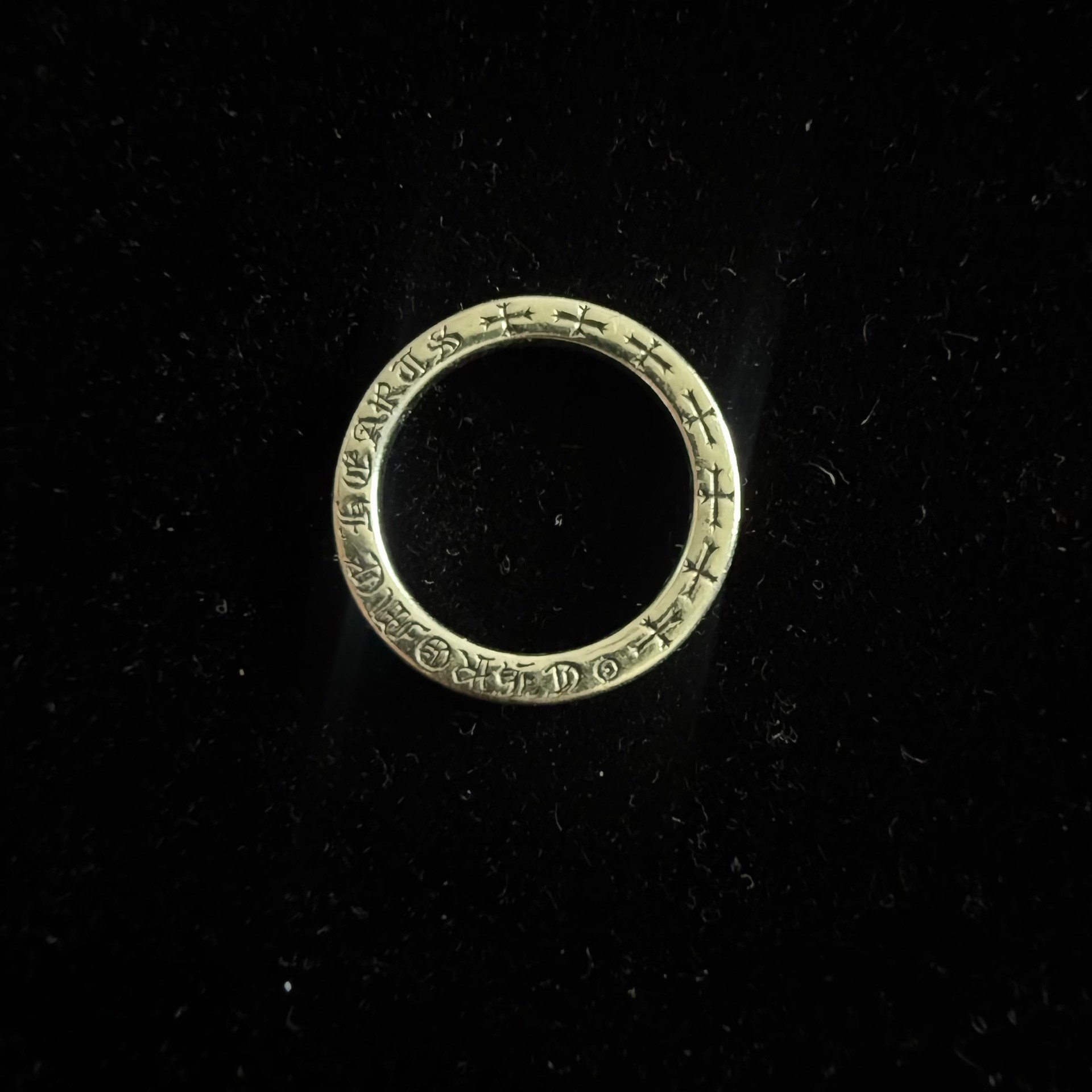 Chrome Hearts 3mm Plain Band Ring