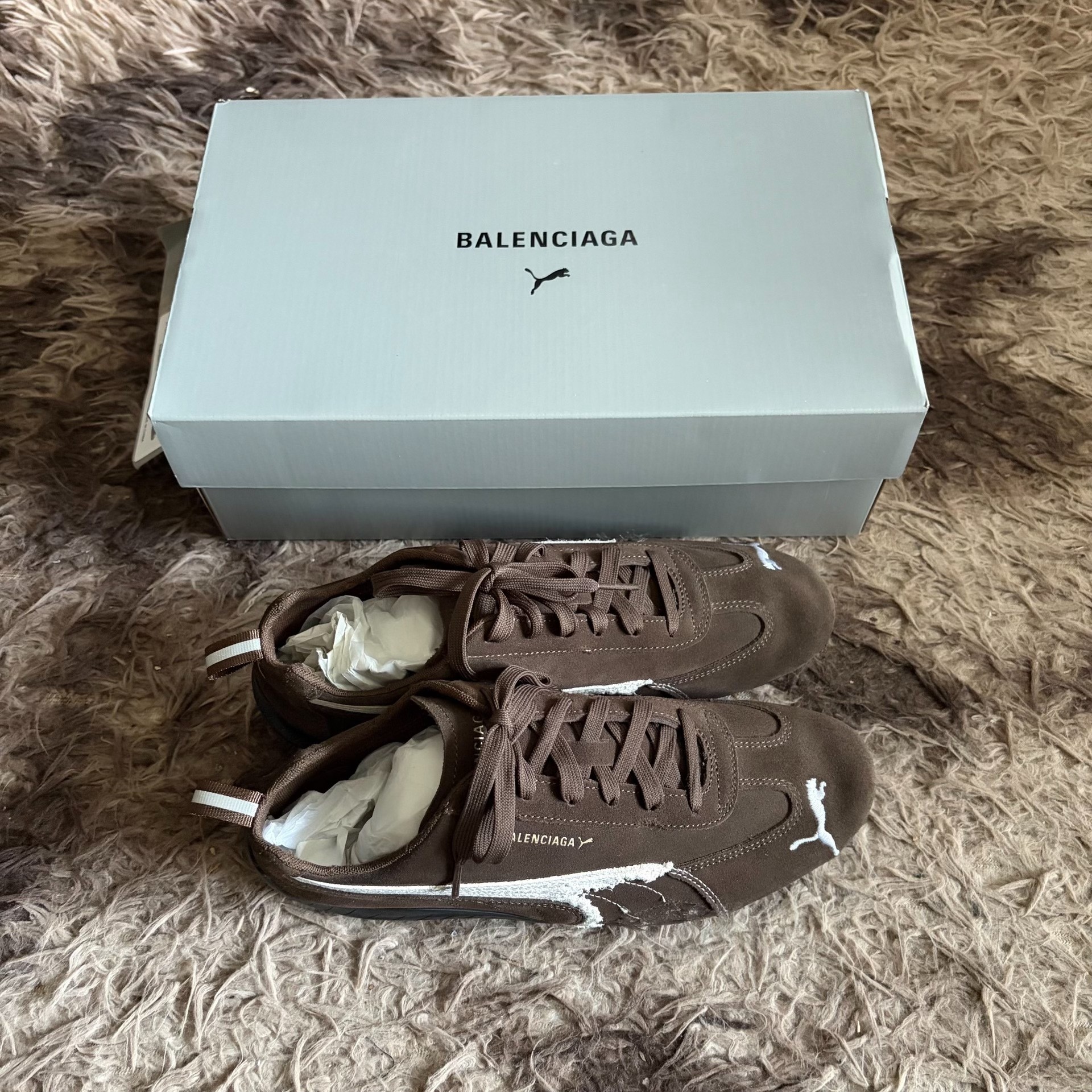 PUMA x Balenciaga Speedcat Sneakers — front
