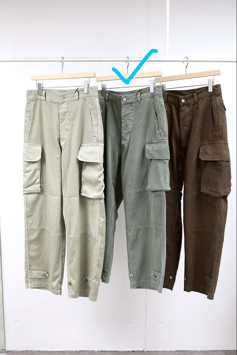 A.PRESSE Vintage M-47 Cargo Pants