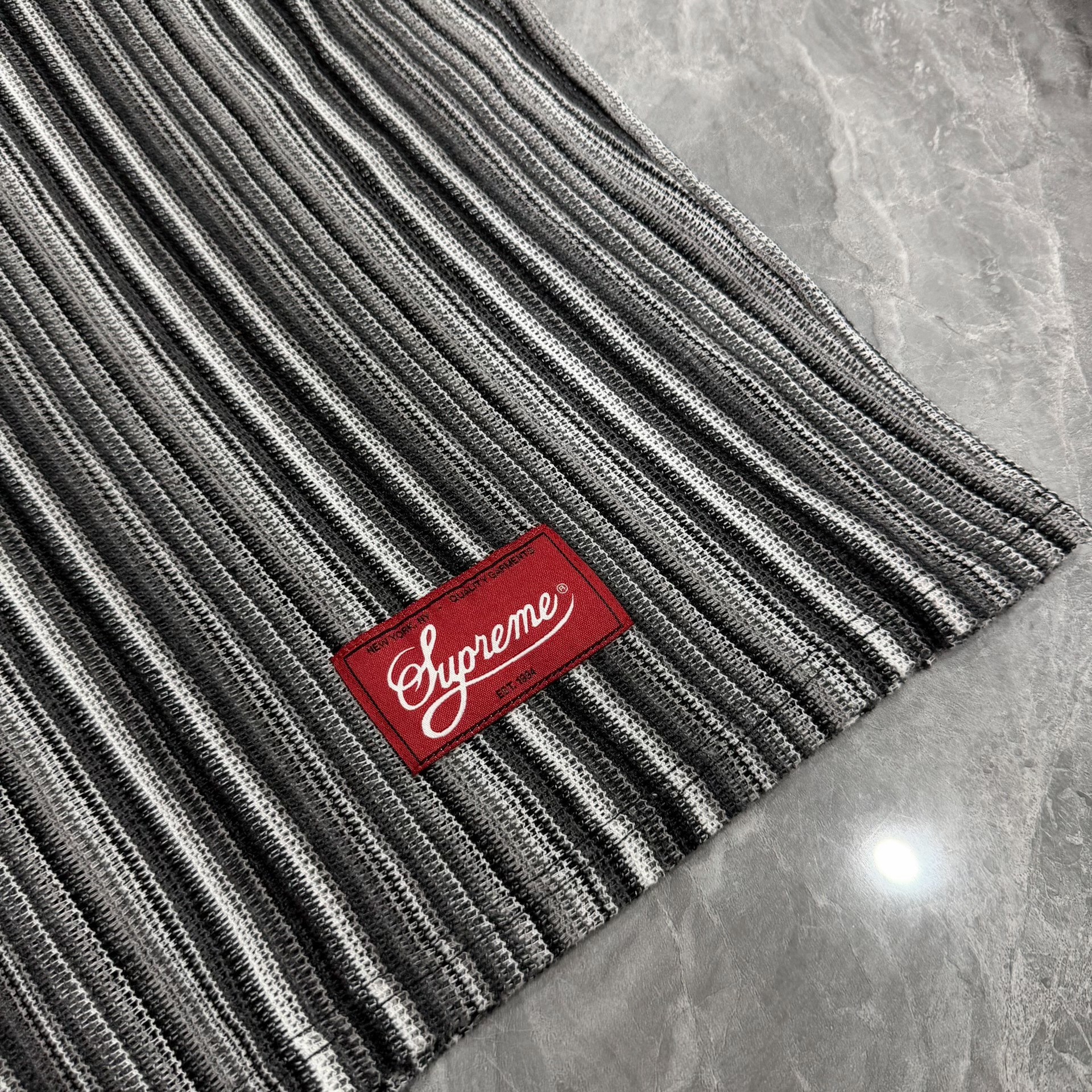 Supreme SS25 Week11 Open Knit Football Top — detail