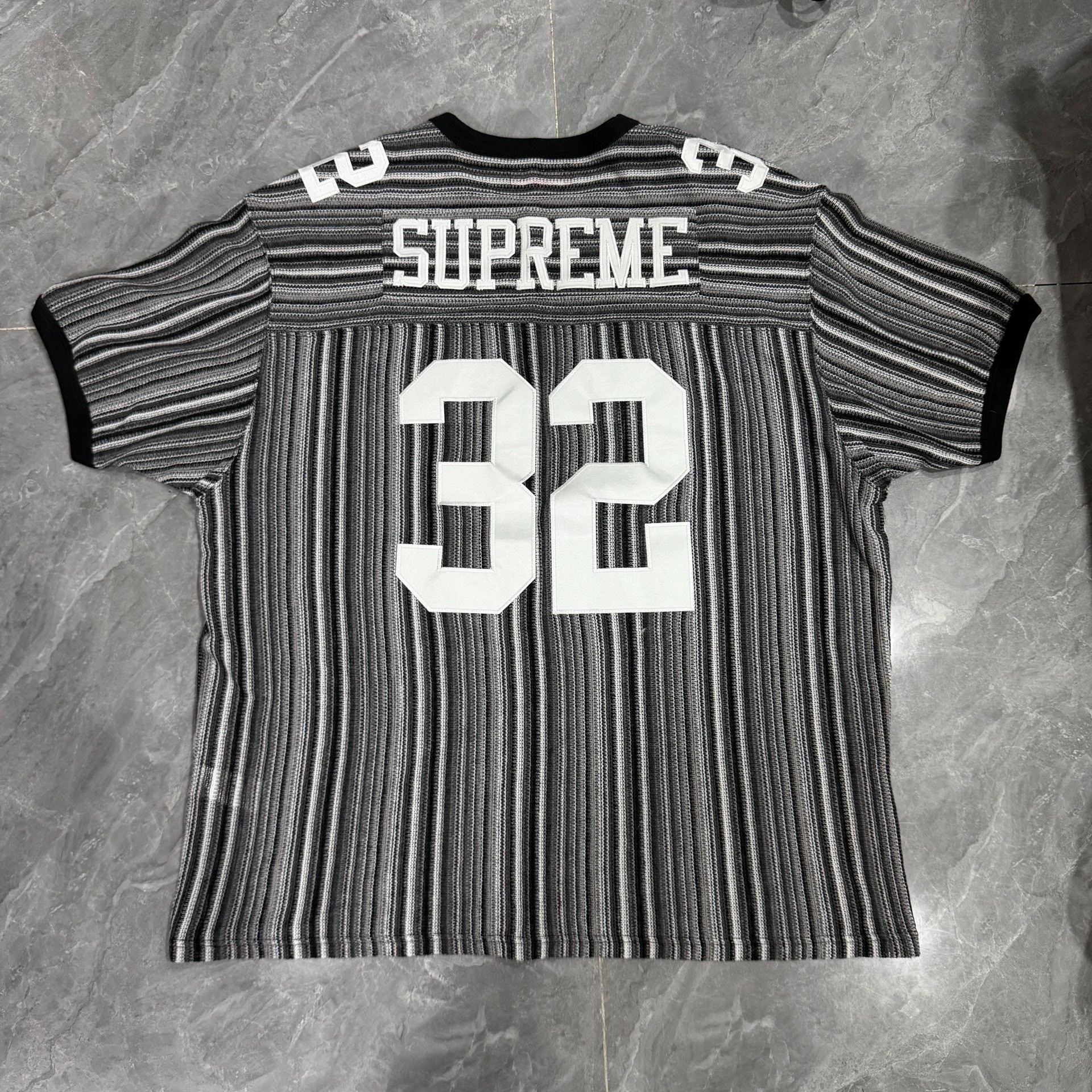 Supreme SS25 Week11 Open Knit Football Top — front