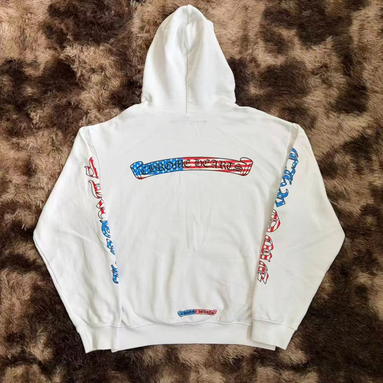 Chrome Hearts Mattyboy White Hoodie — front