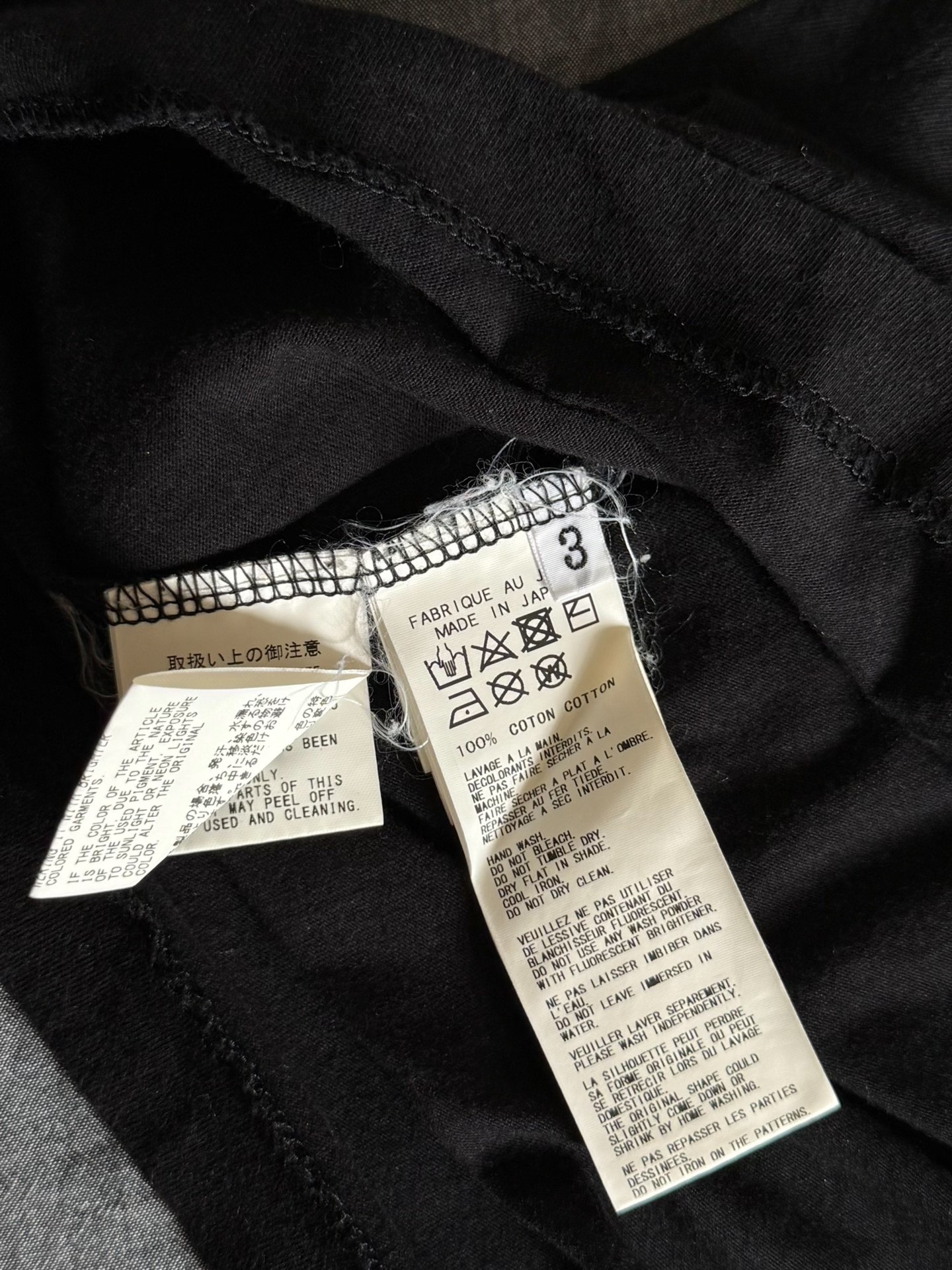 Yohji Yamamoto 19SS Poetry Short-Sleeve Tee — back
