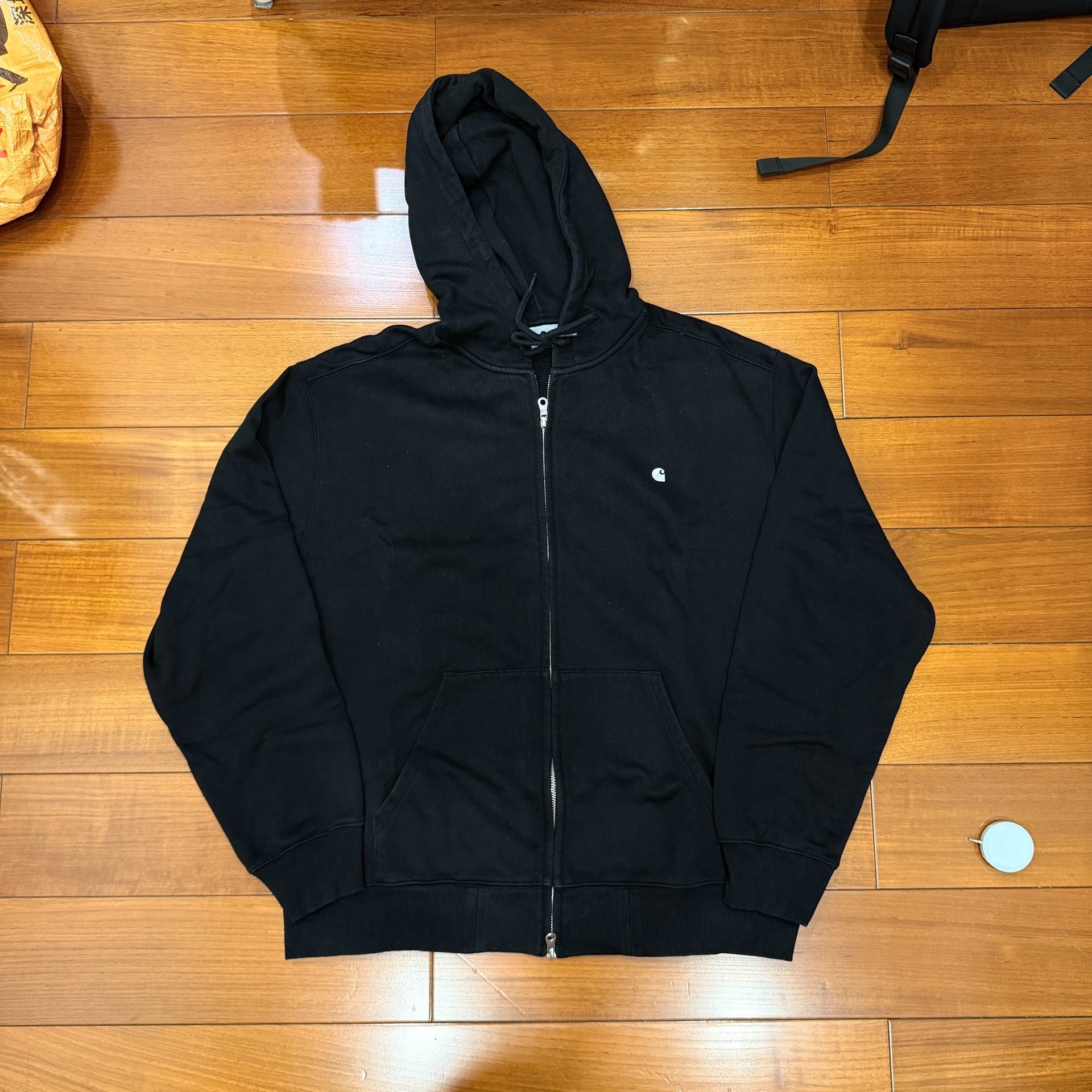 Carhartt Black Zip-Up Hoodie