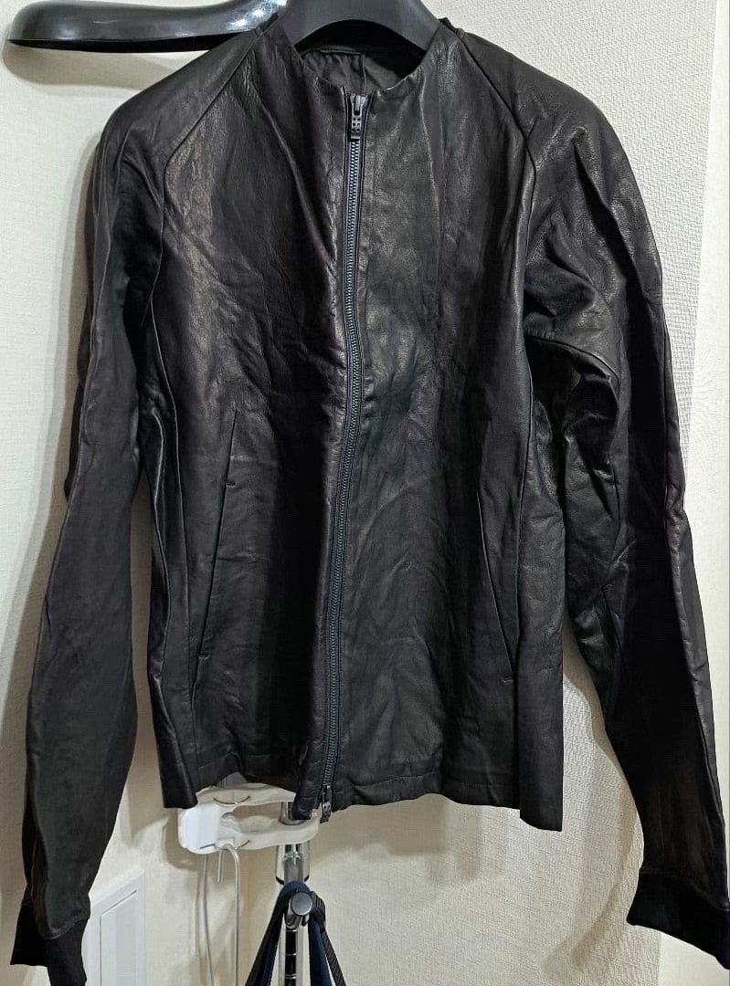 Devoa Black Suede Zip Jacket