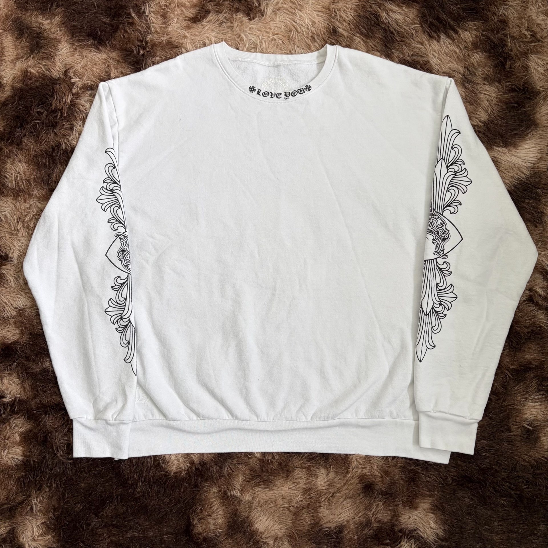 Chrome Hearts White Crewneck Sweatshirt