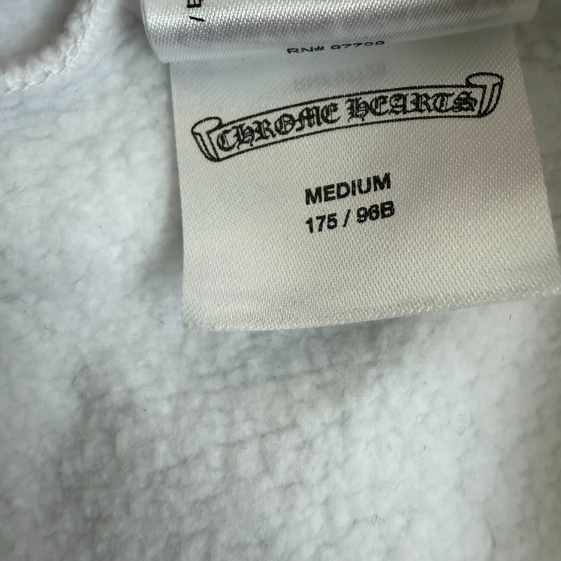 Chrome Hearts White Crewneck Sweatshirt — label