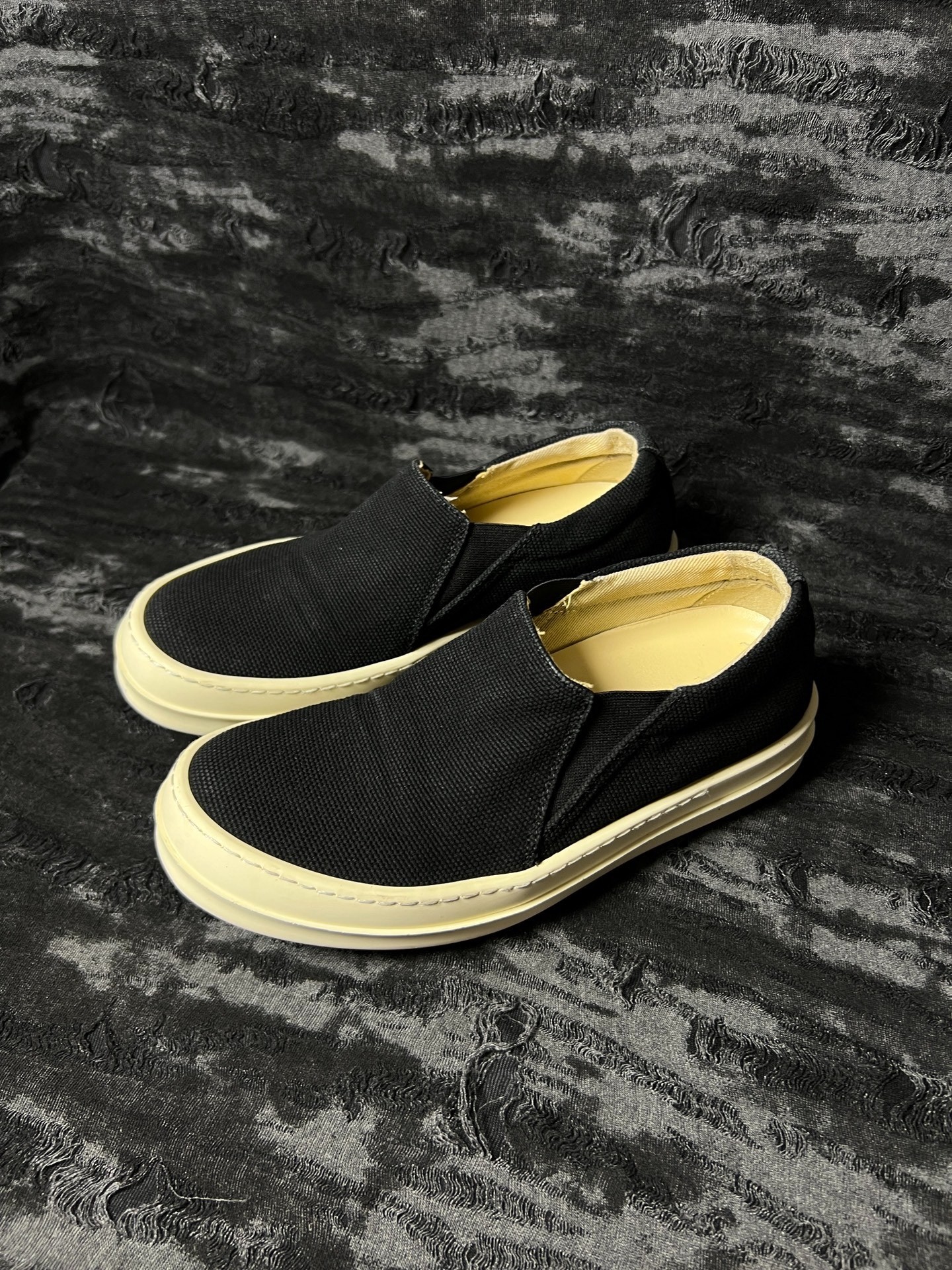 Rick Owens 16FW Canvas Slip-On
