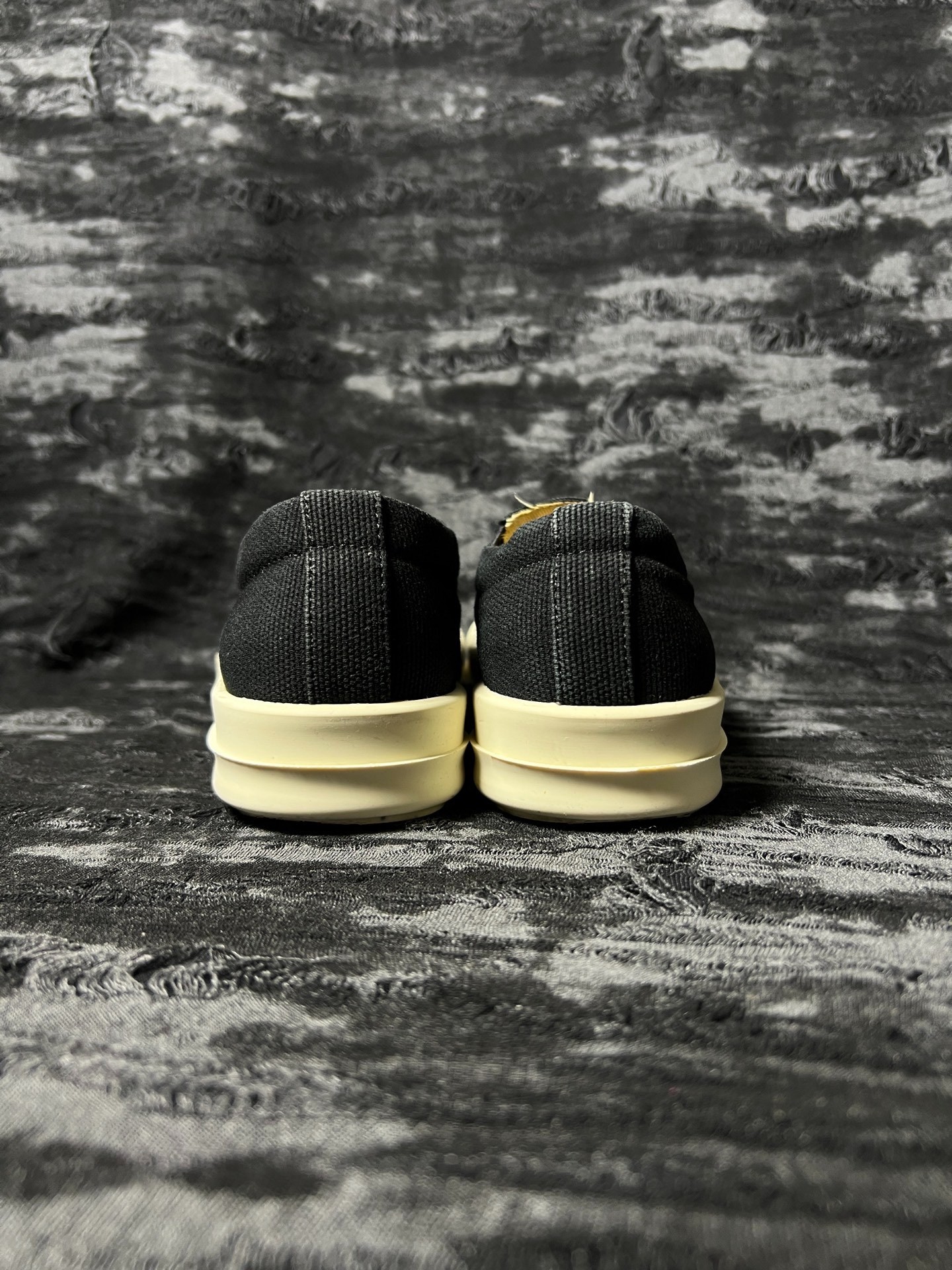Rick Owens 16FW Canvas Slip-On — back