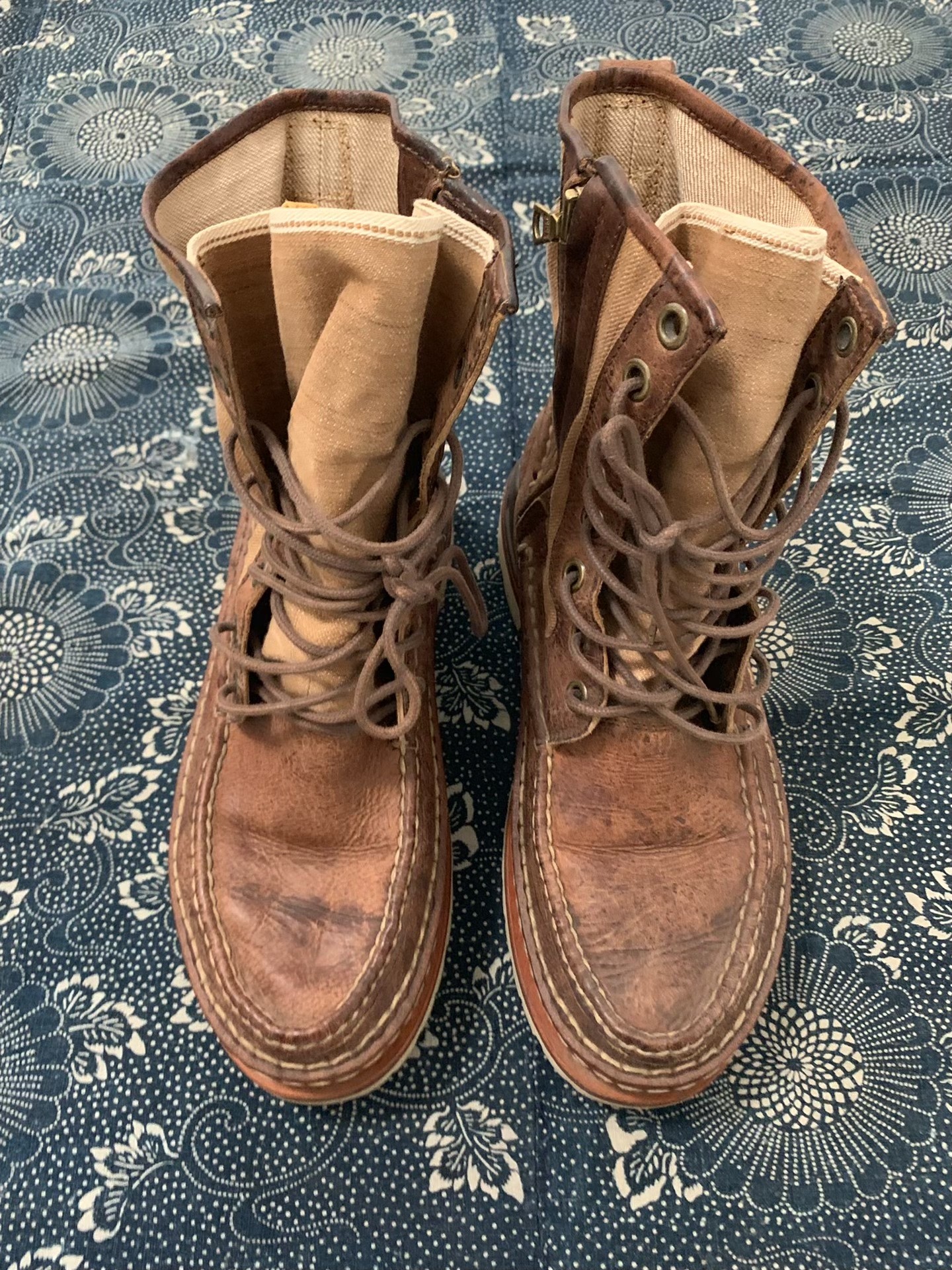Visvim 12aw Grizzly Boots — detail