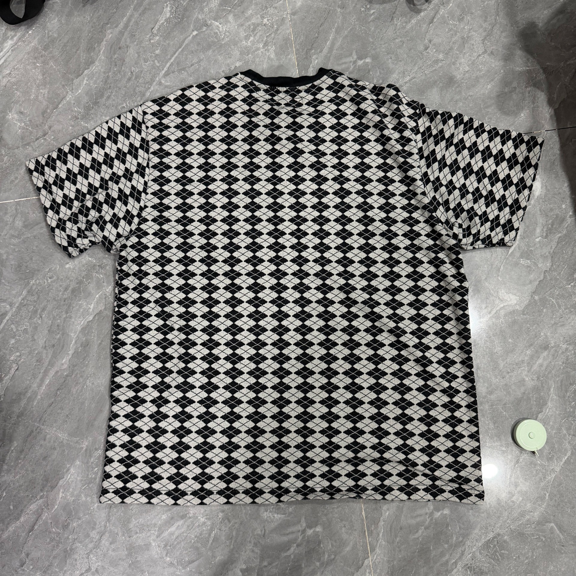 Supreme SS25 Diamond Jacquard Tee — front
