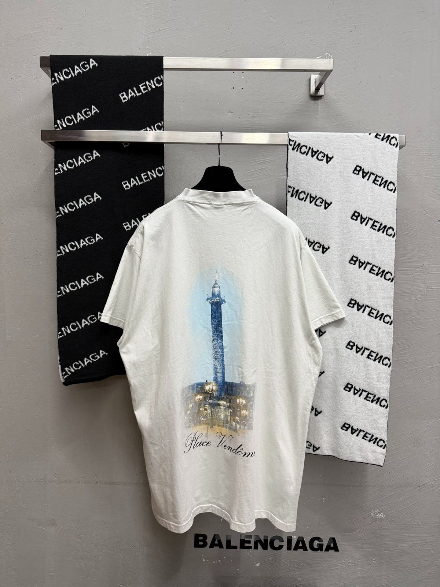 Balenciaga x Vogue White Short-sleeve Tee — front