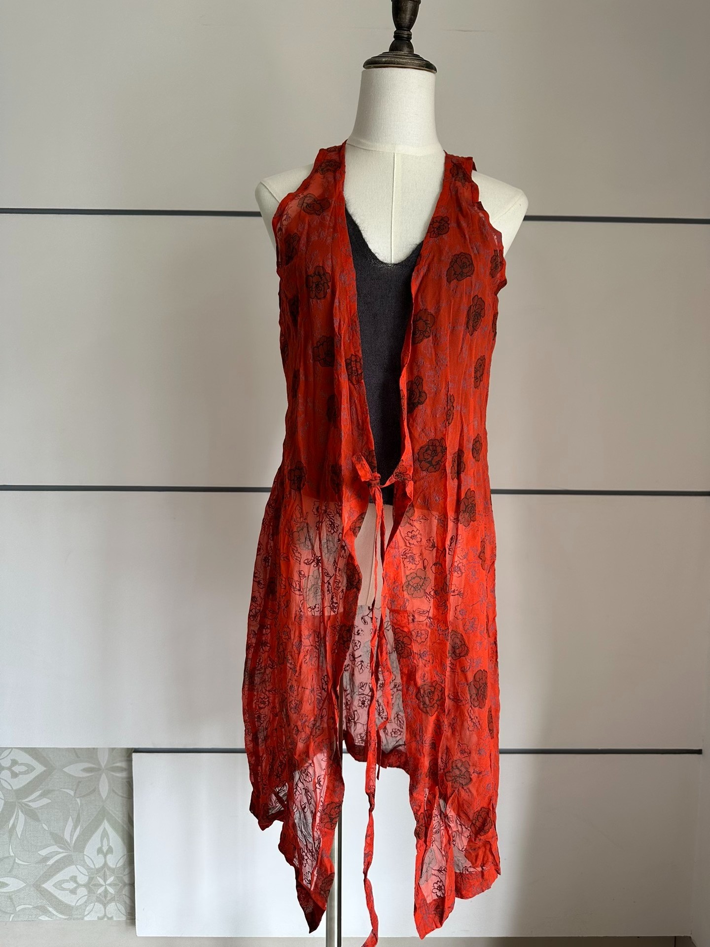 Dries Van Noten Fake Two-Piece Cardigan — back
