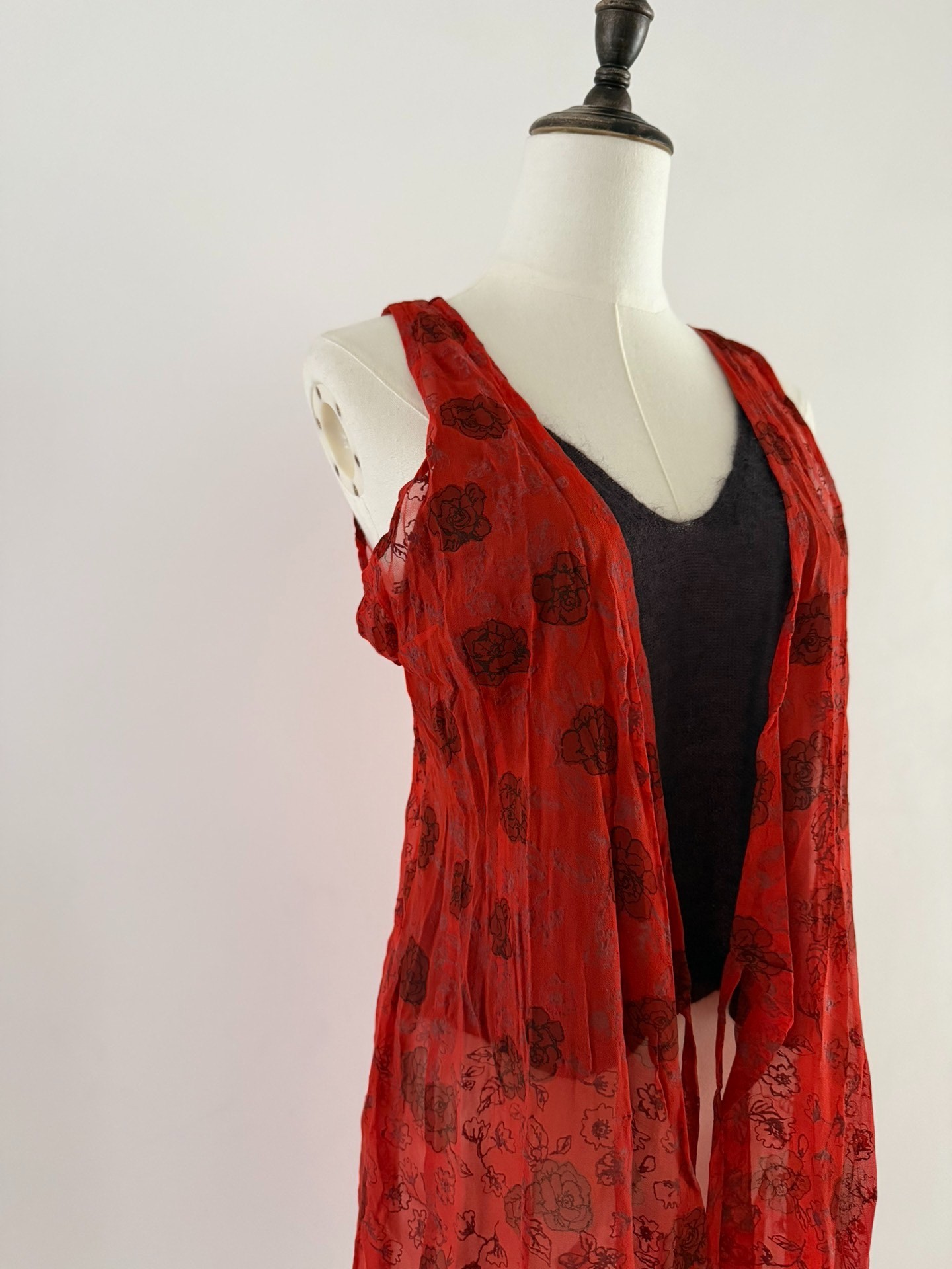 Dries Van Noten Fake Two-Piece Cardigan