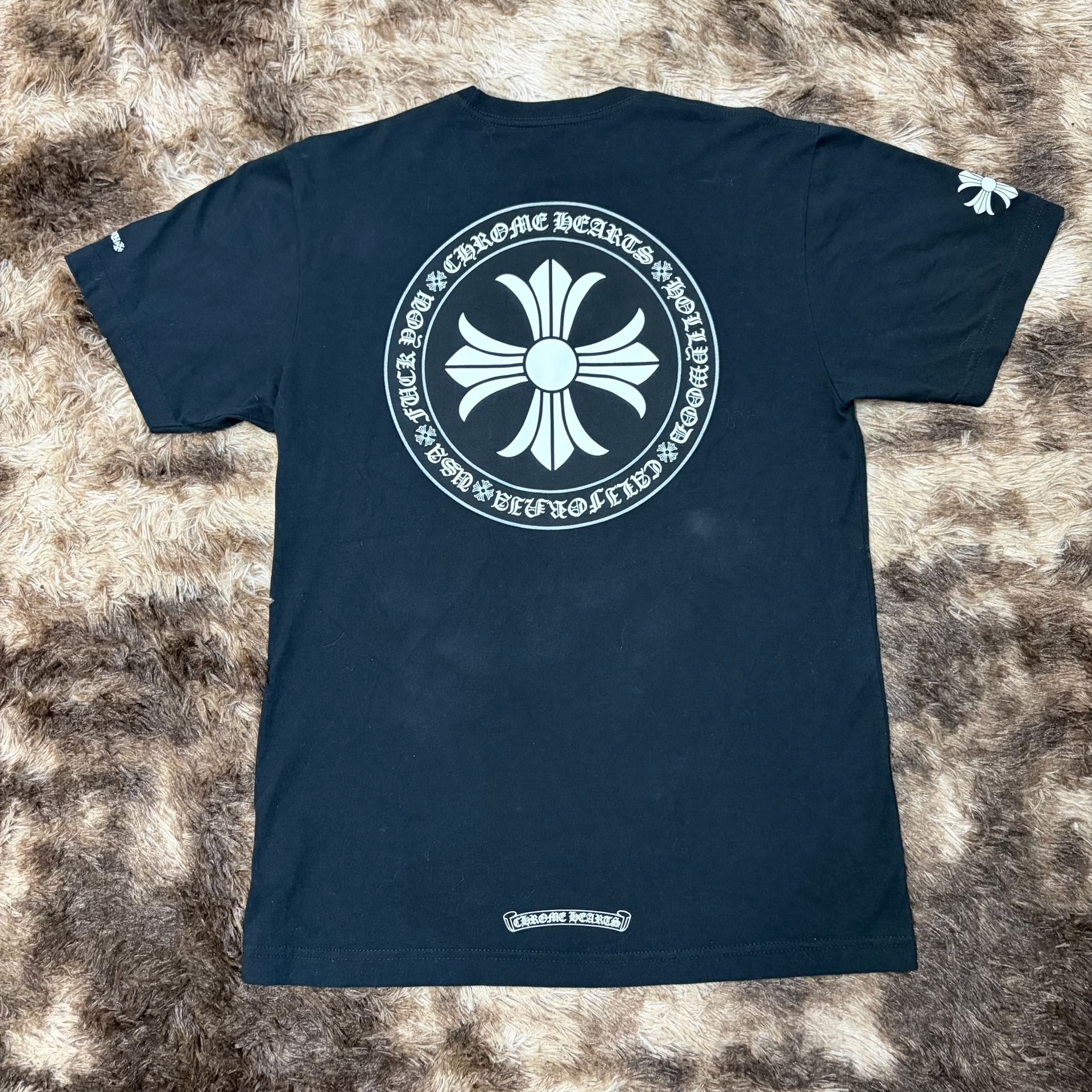 Chrome Hearts Cross Logo Short Sleeve T-Shirt — front