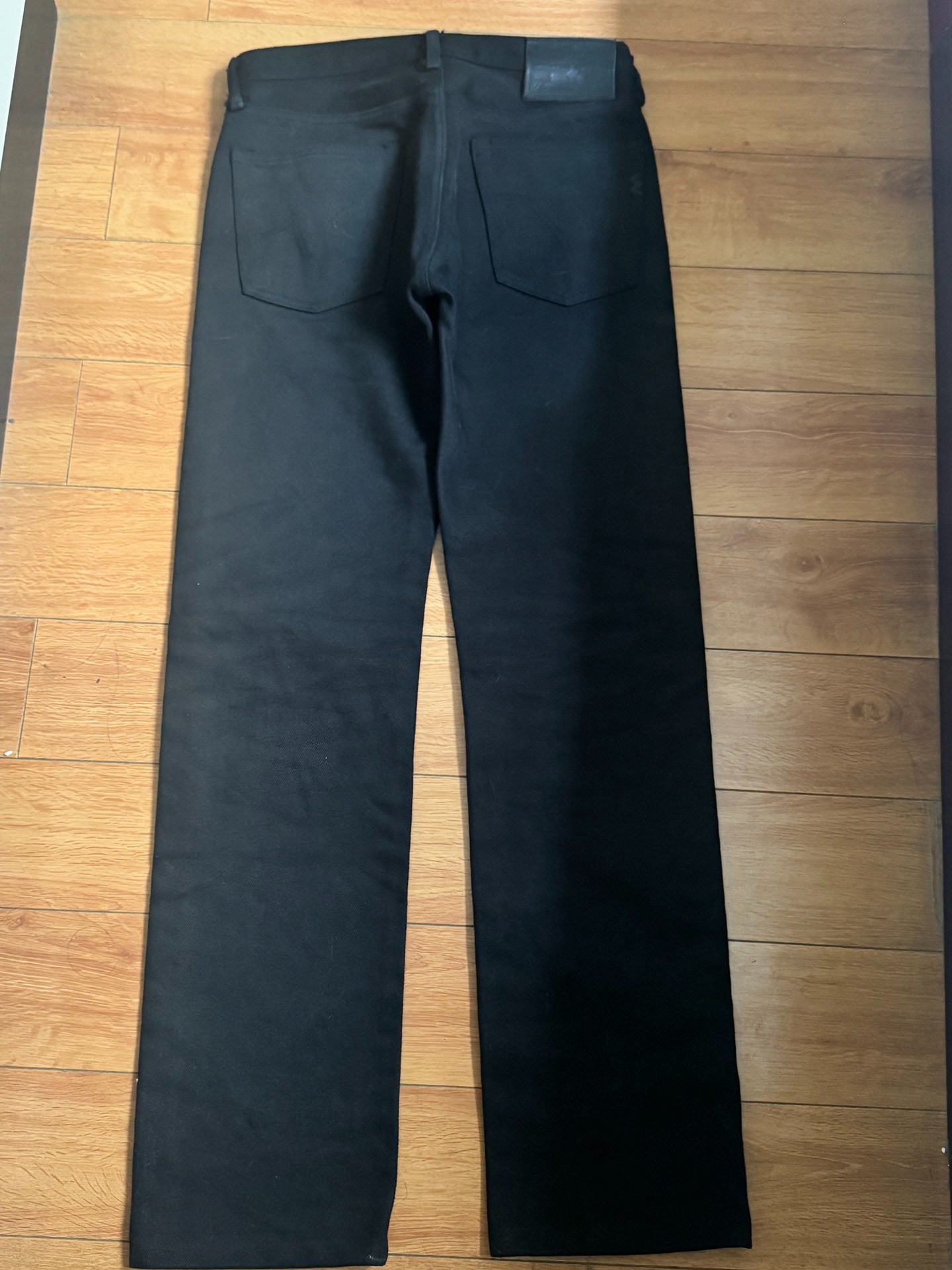 Iron heart 9666z 21oz Black Jeans — front