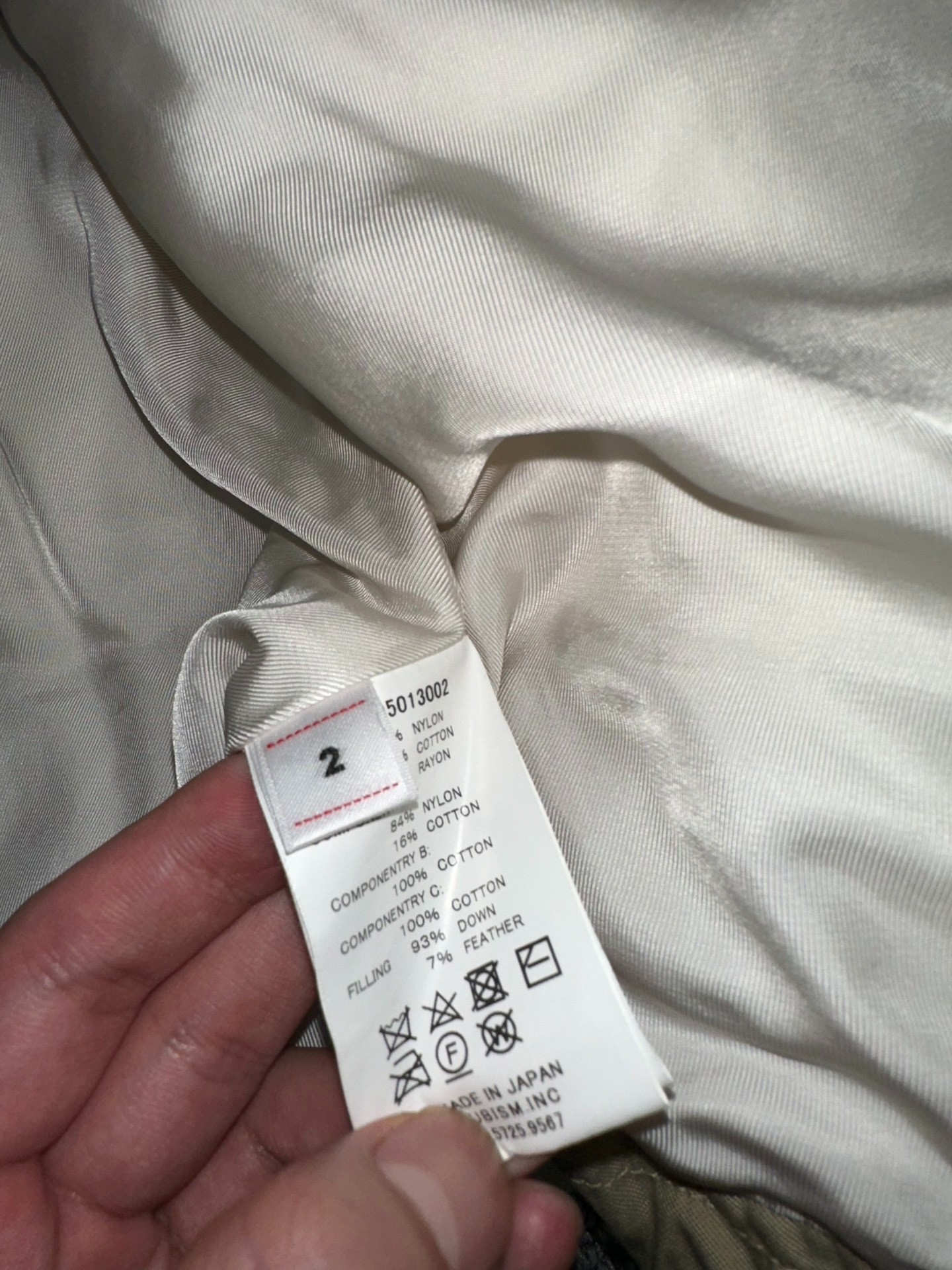 Visvim Harrier Down Jacket — back