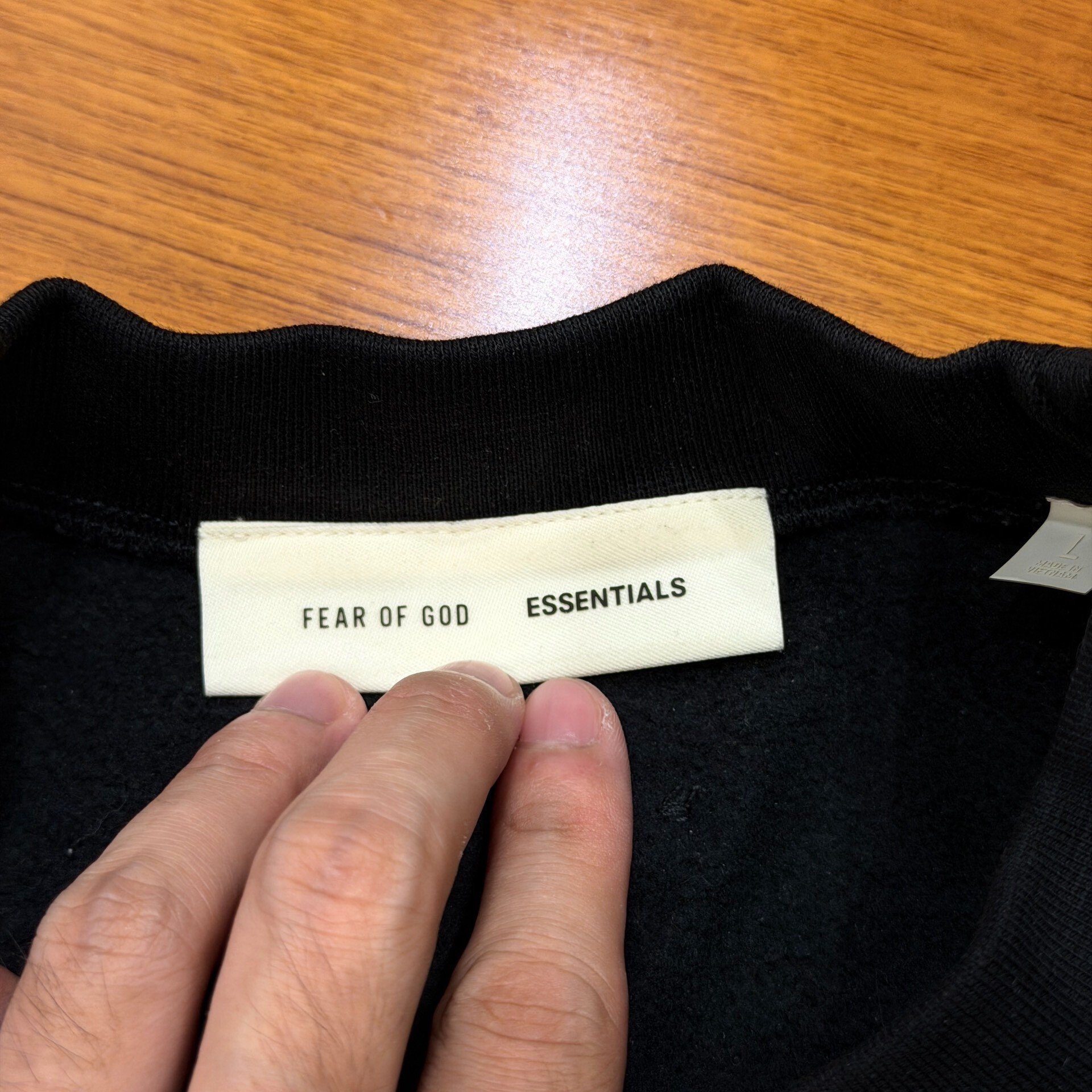 Fear of God Essentials Round-Neck Sweatshirt — back