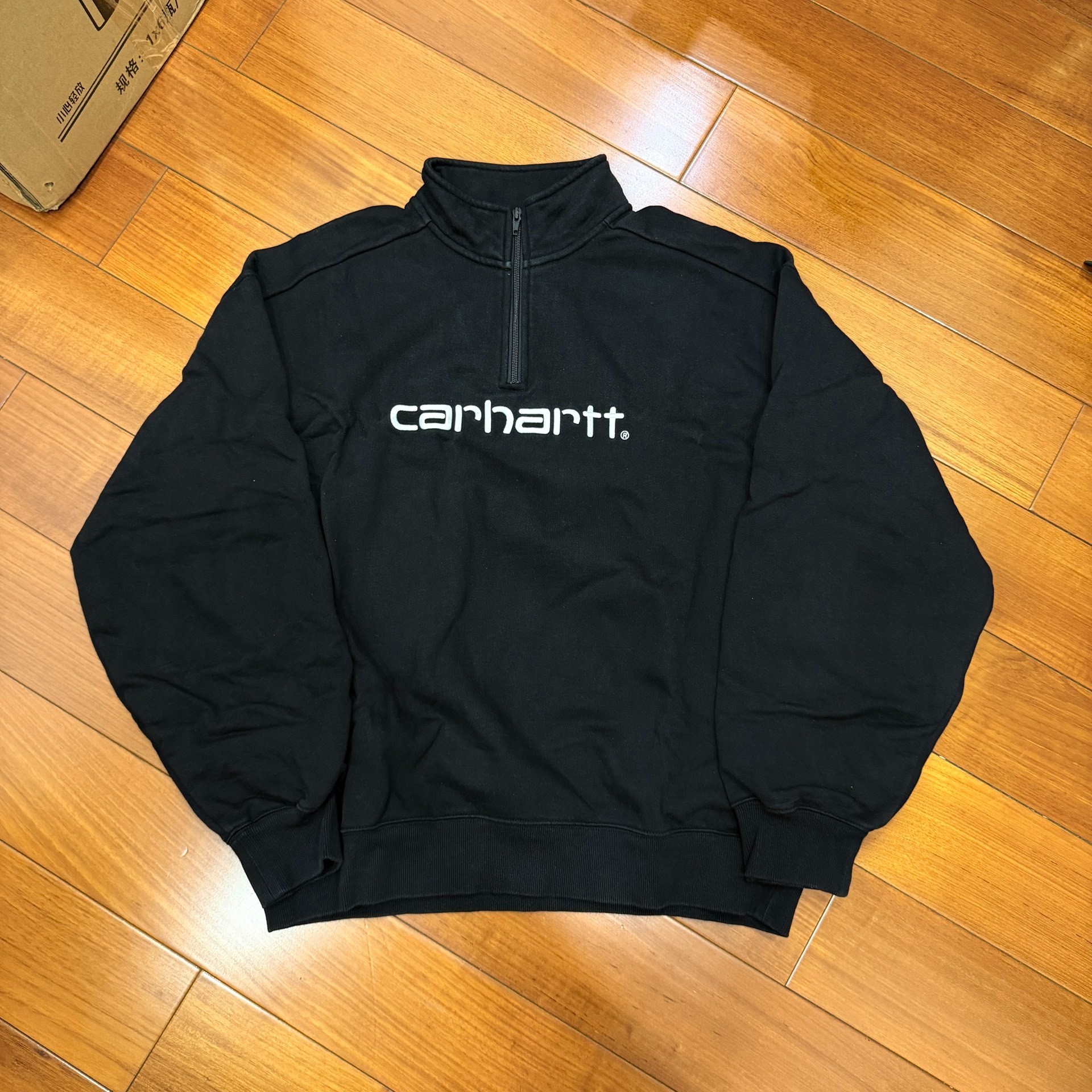 Carhartt Half-Zip Embroidered Sweatshirt