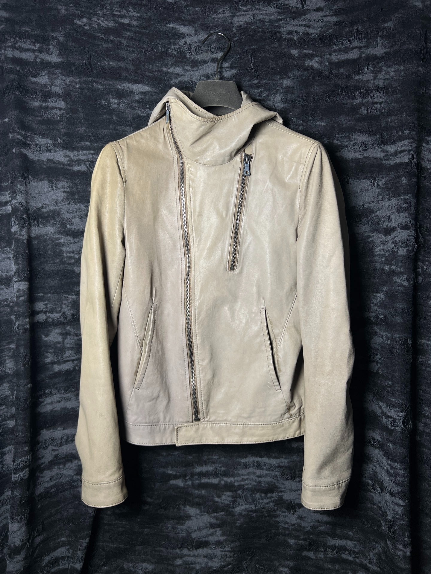 ONE GRAVITY Kangaroo Leather Moto Jacket