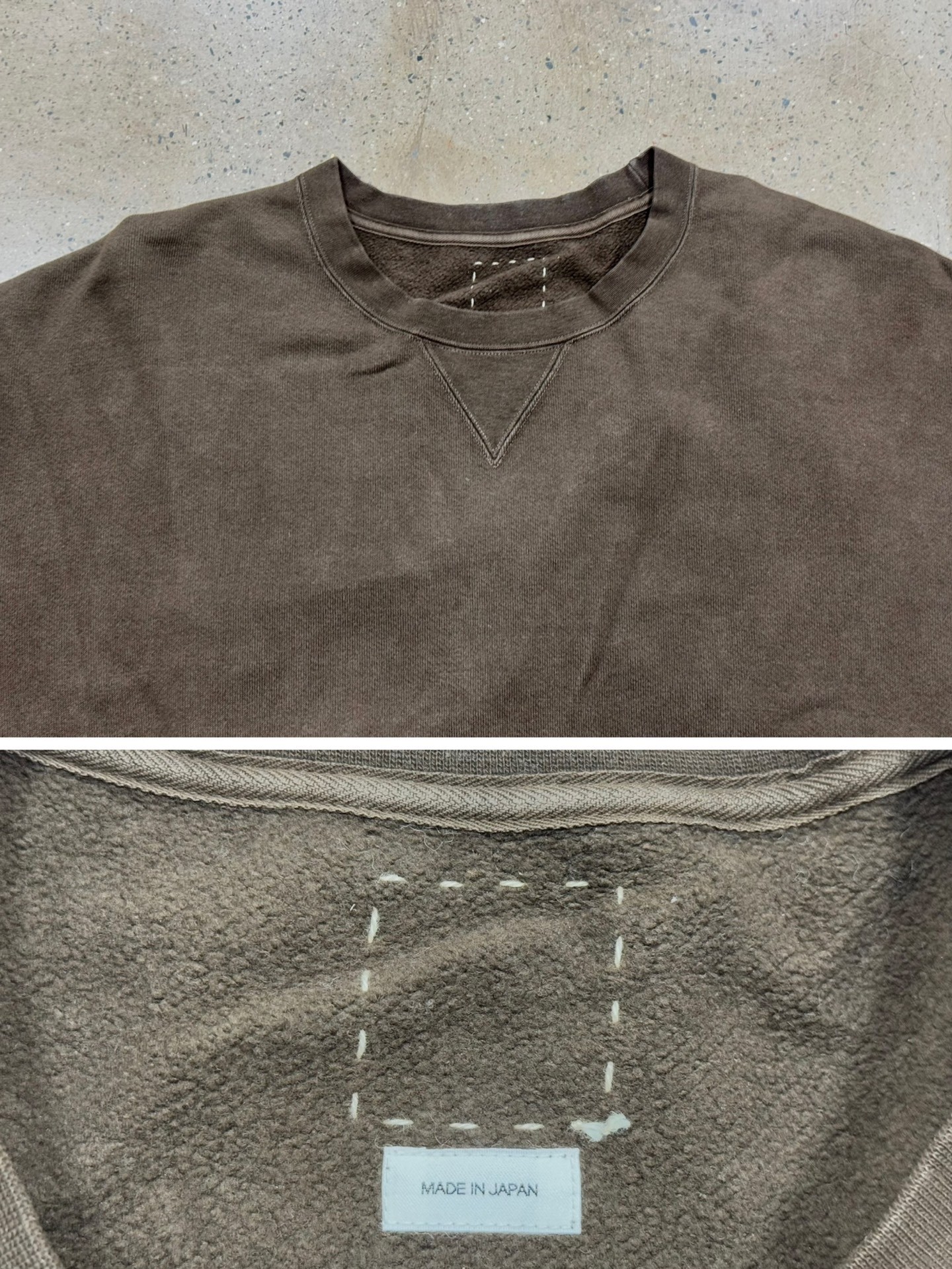 Visvim 23SS Jumbo SB 3/4 Sweatshirt — label