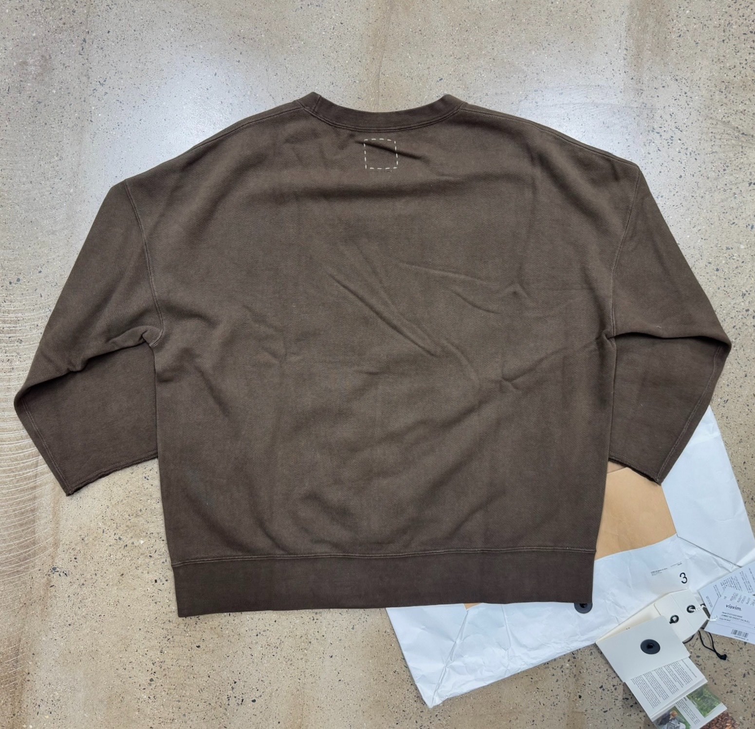Visvim 23SS Jumbo SB 3/4 Sweatshirt — front